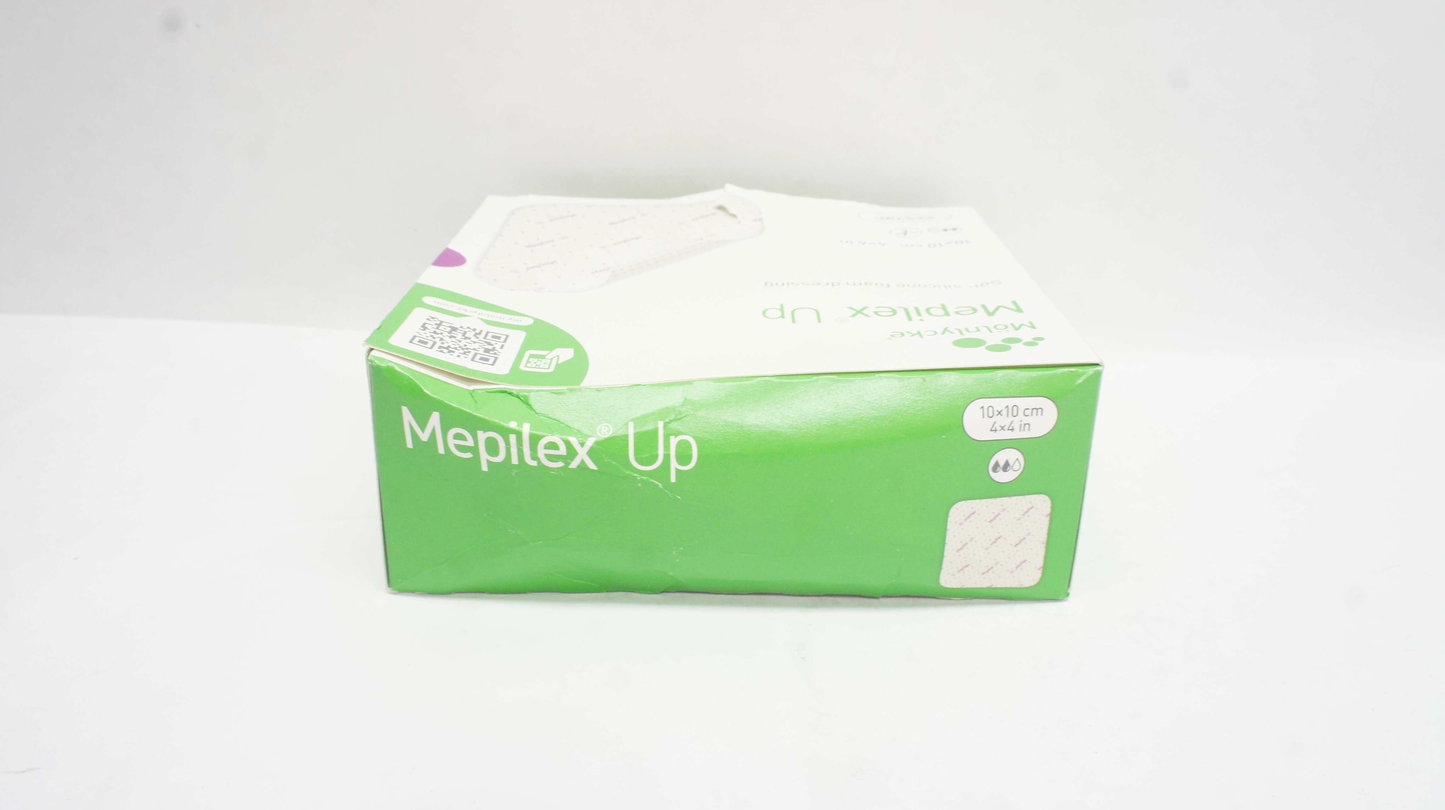 Molnlycke 212199 Mepilex Up Soft Silicone Foam Dressing 4 x