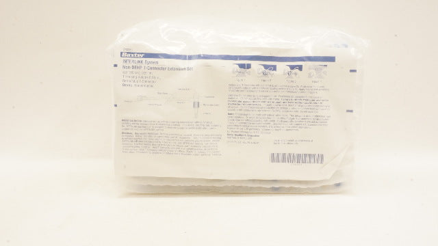 Baxter 2N3339 Interlink System Non-DEHP T-Connector Extension Set 6.5in-Pack of 50