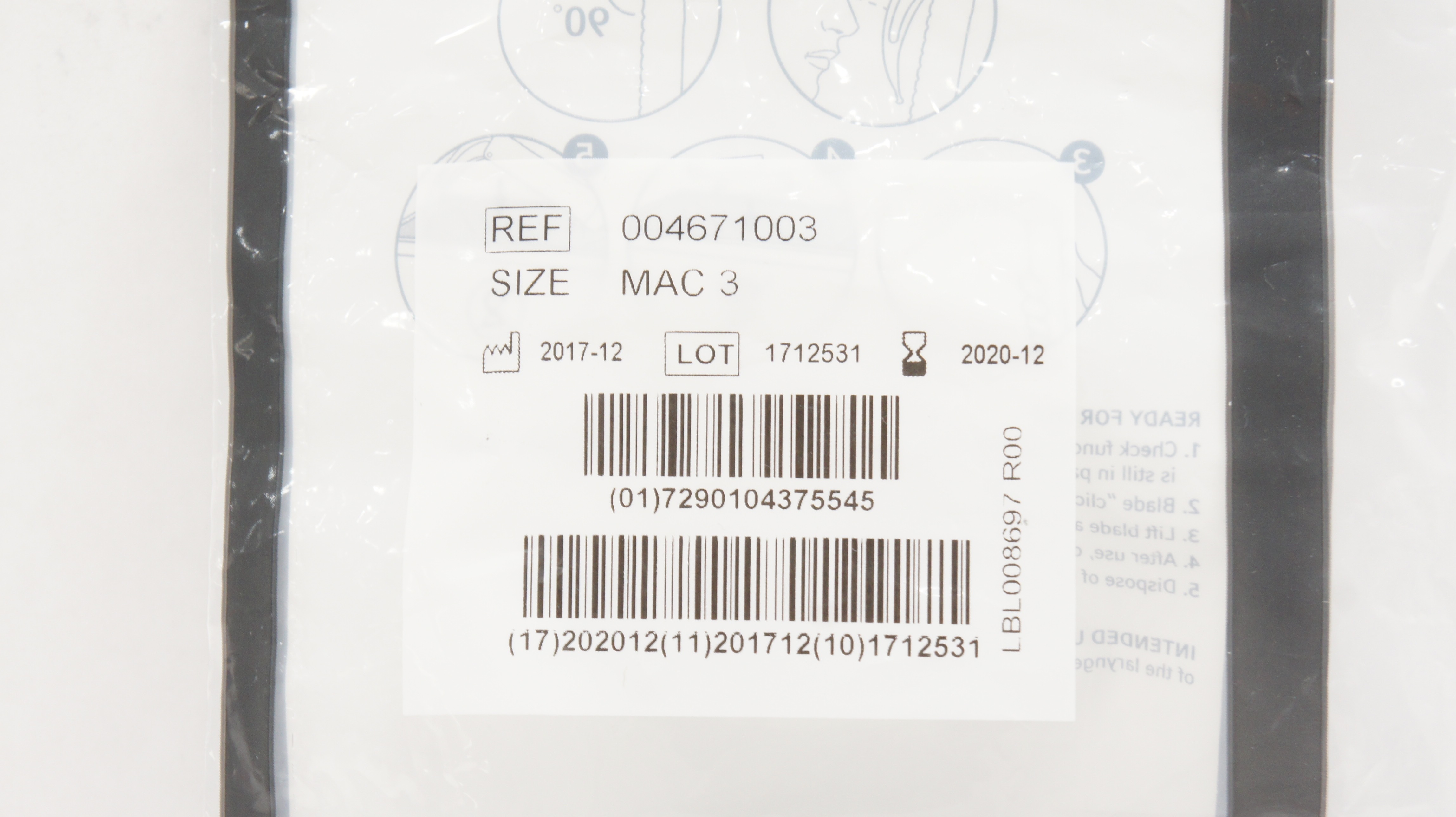 Teleflex 004671003 Rusch TruLite Secure Laryngoscope Handle-Blade Size MAC 3 (x)
