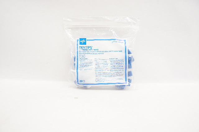 Medline MDS096206 Dentips Disposable Oral Swabs - Pack of 20