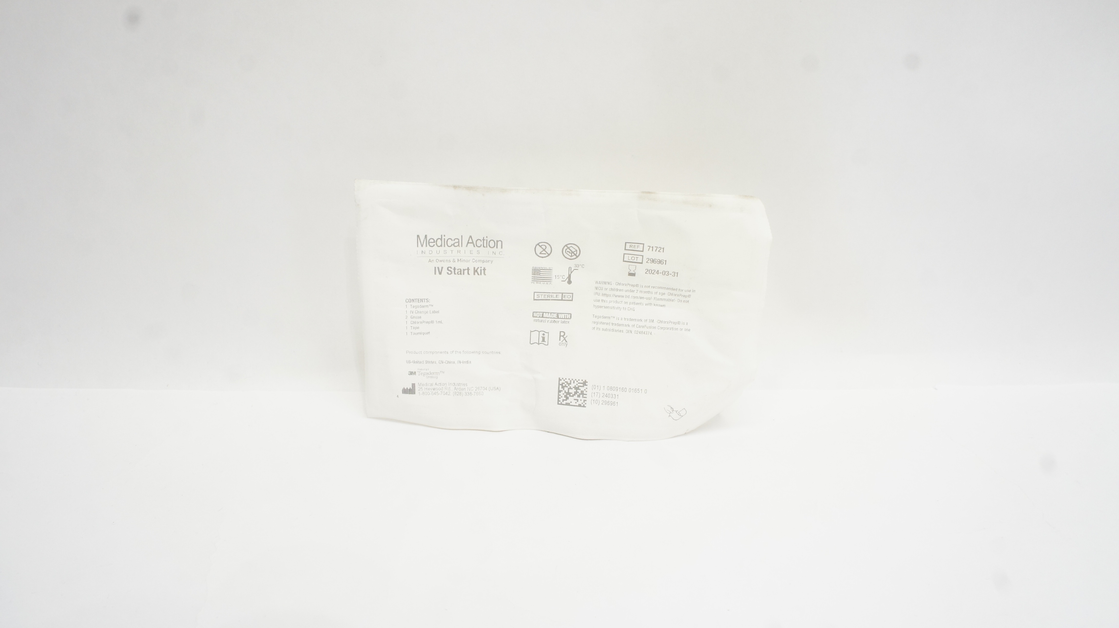 Medical Action Industries 71721 3M Tegaderm IV Start Kit (x)
