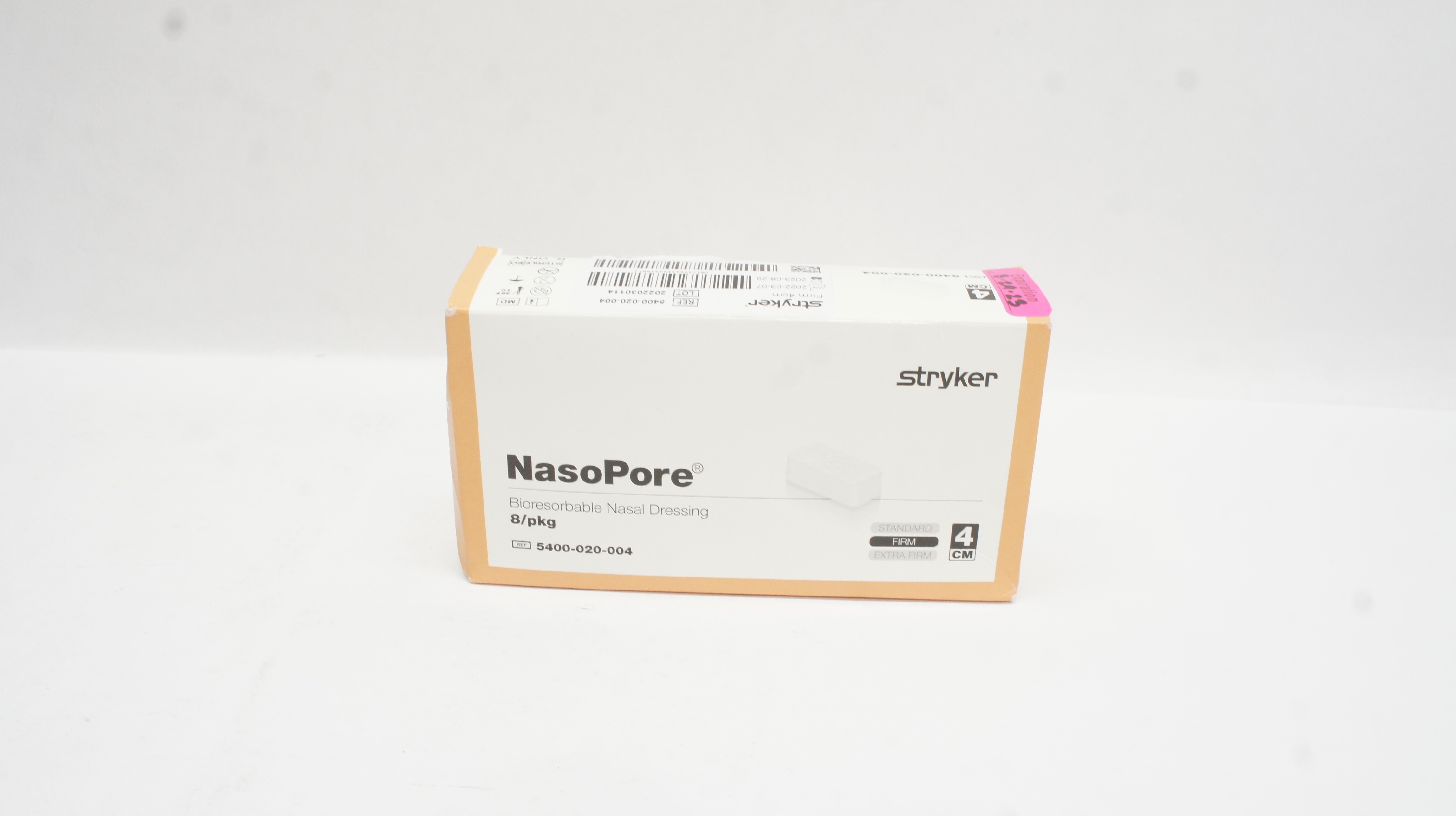 外科的摘出 / Surgical Extraction 3枚セット Stryker 5400-020-004 NasoPore Bioresorbable Nasal Dressing