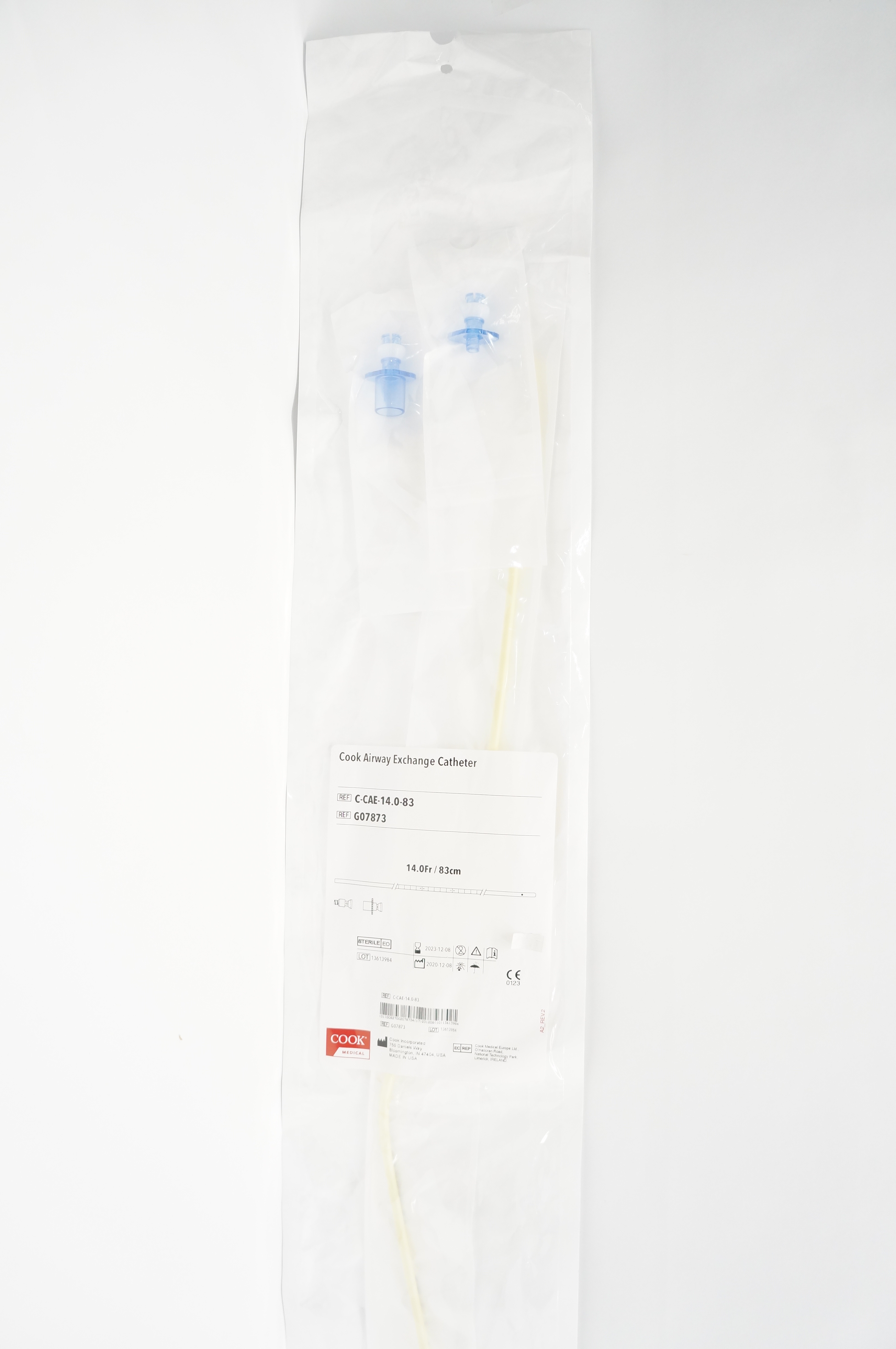 Cook G07873 Airway Exchange Cath. 14.0Fr x 83cm