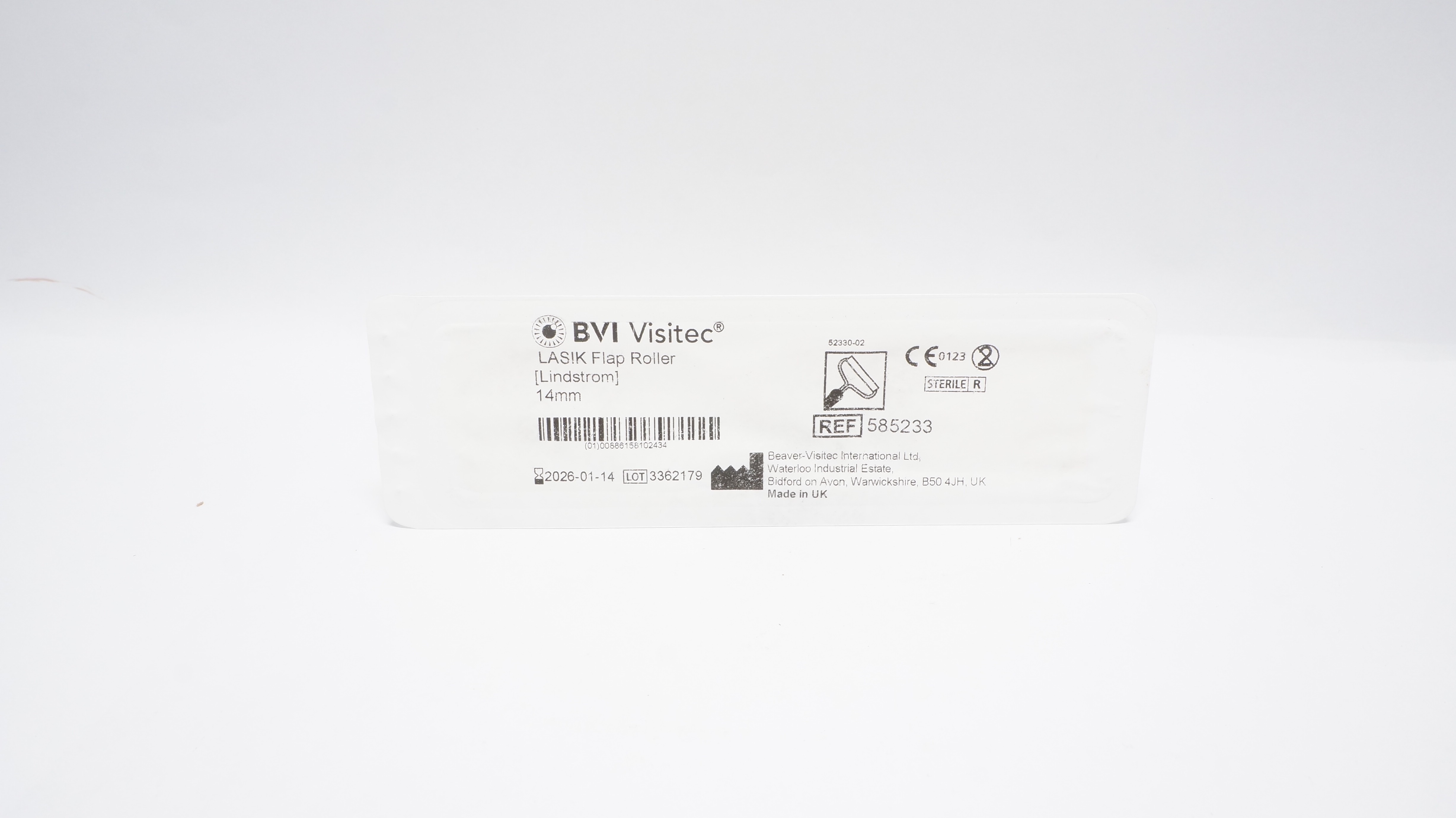 BVI 585233 Visitec Lasik Flap Roller 14mm