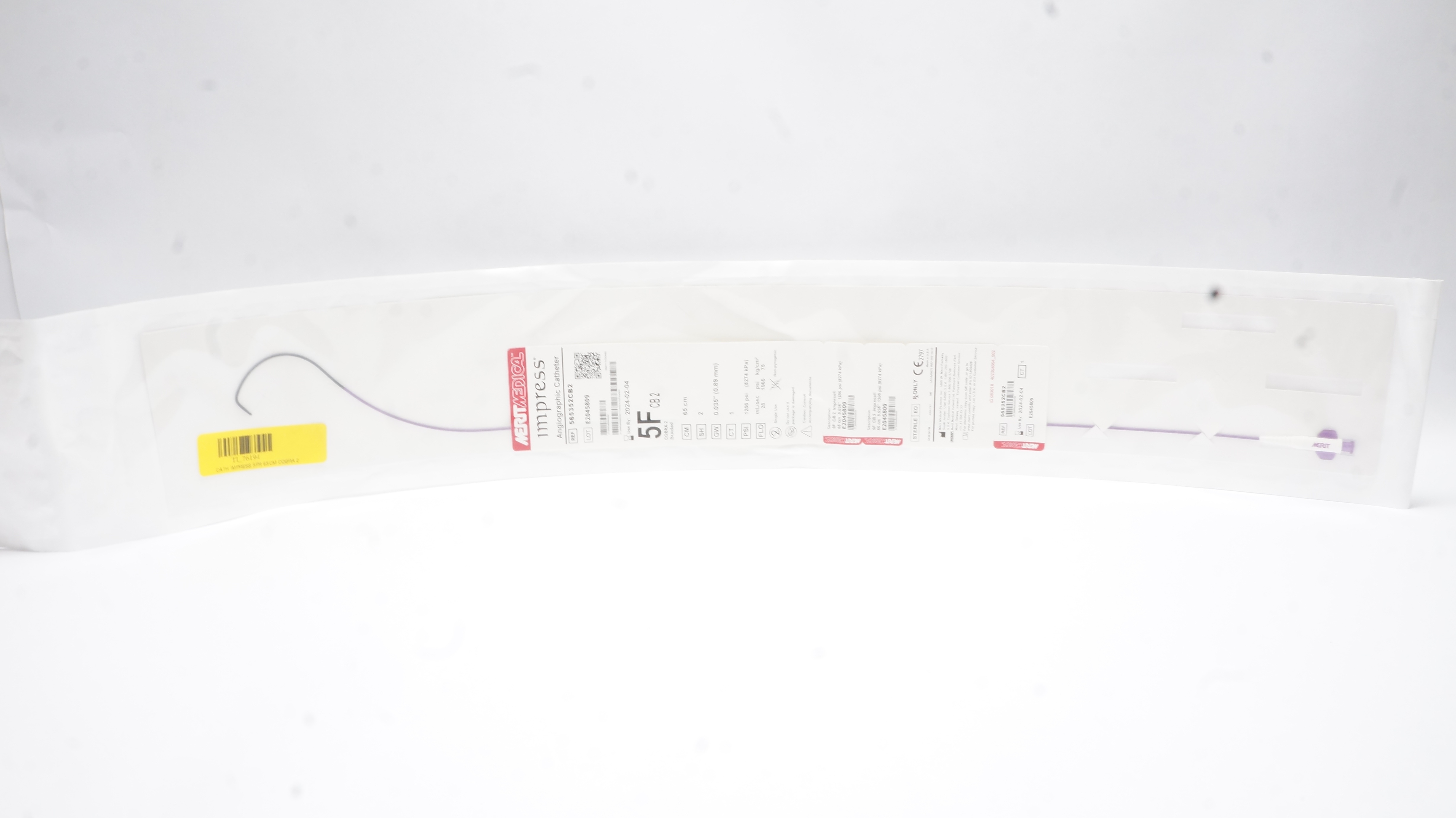 MeritMedical 565352CB2 Impress Angiographic Cath. 5F (x)