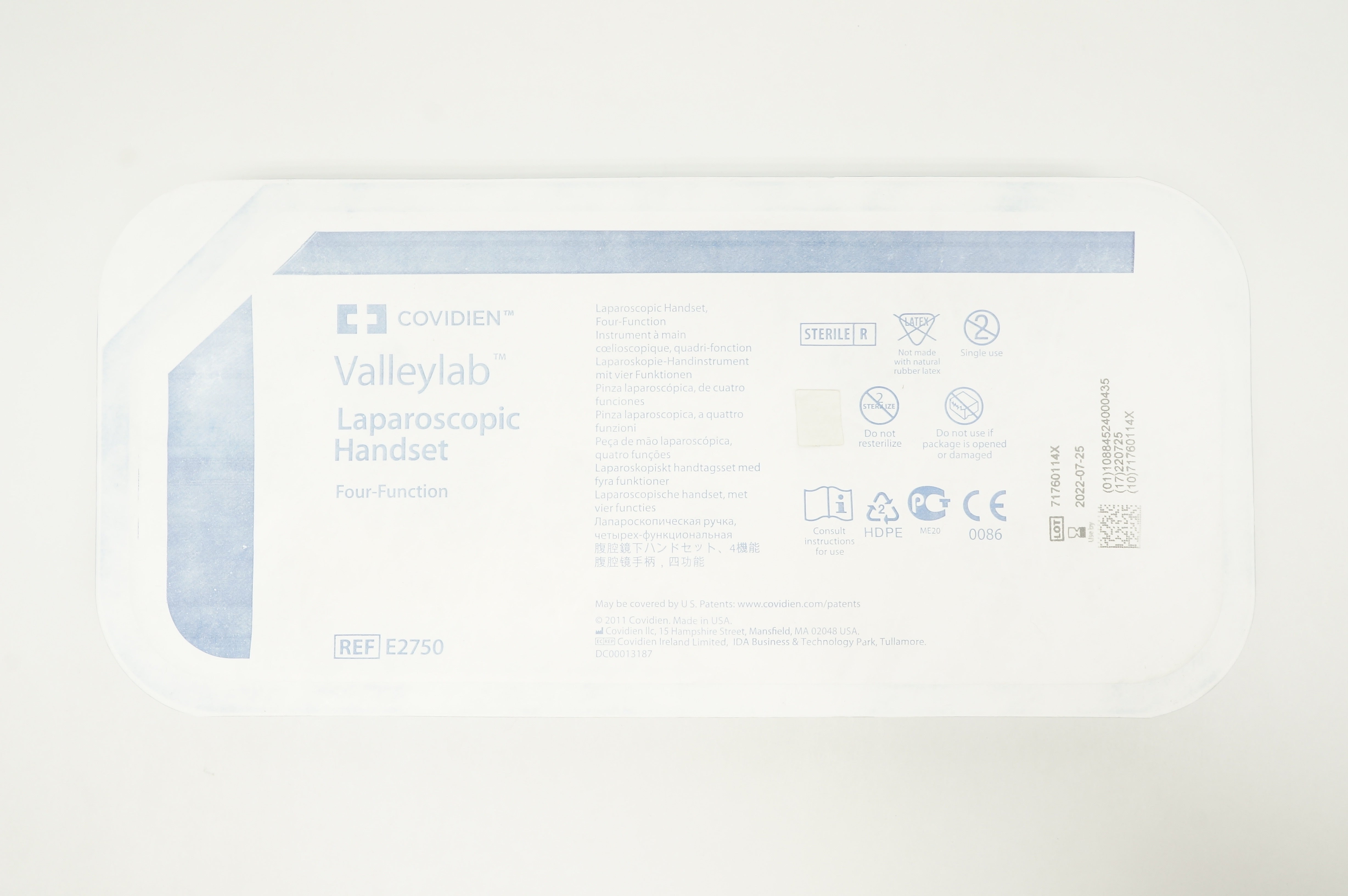 Covidien E2750 Valleylab Laparoscopic Handset Four-Function