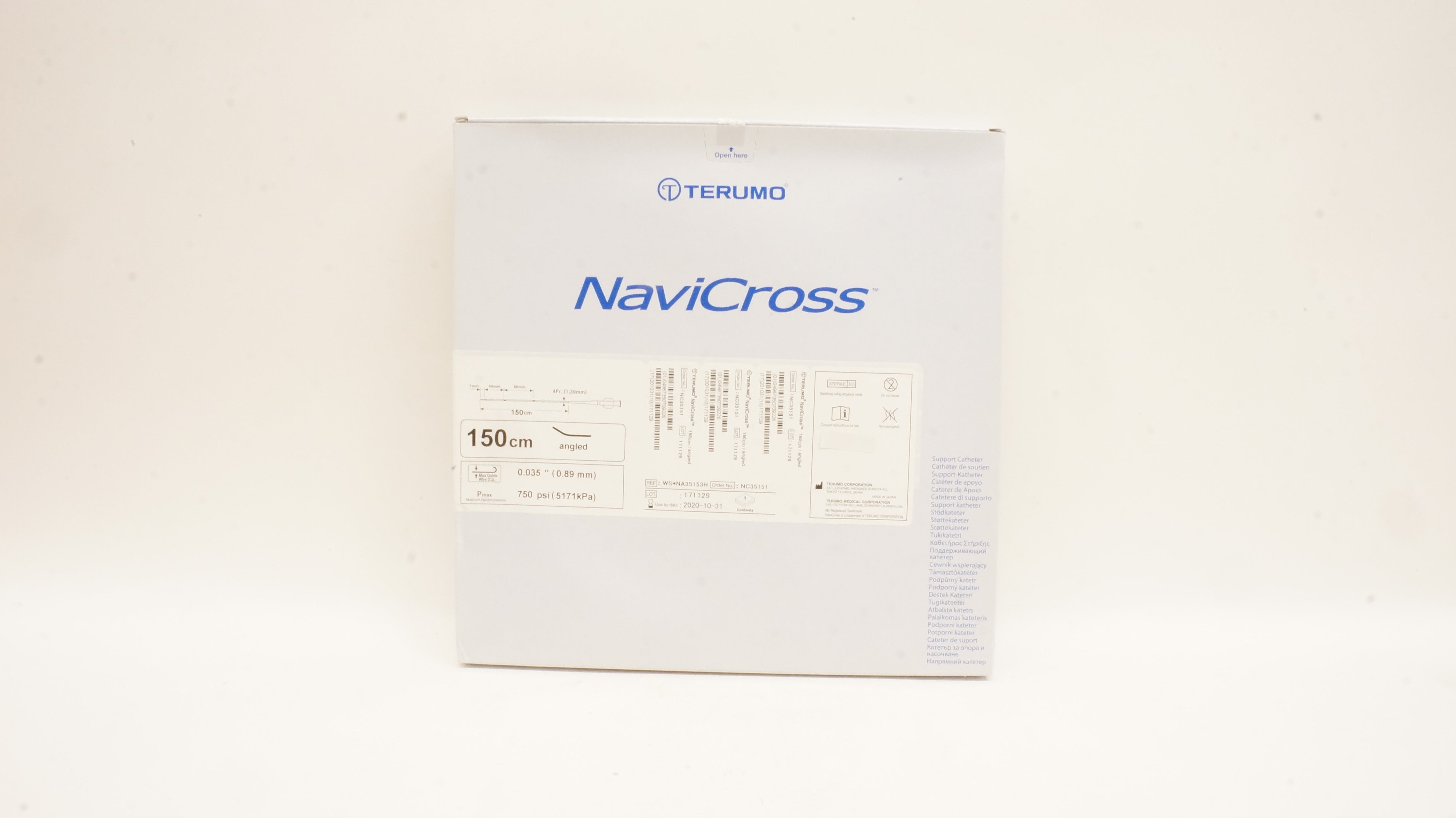 Terumo WS*NA35153H NaviCross Support Cath. 150cm (x)