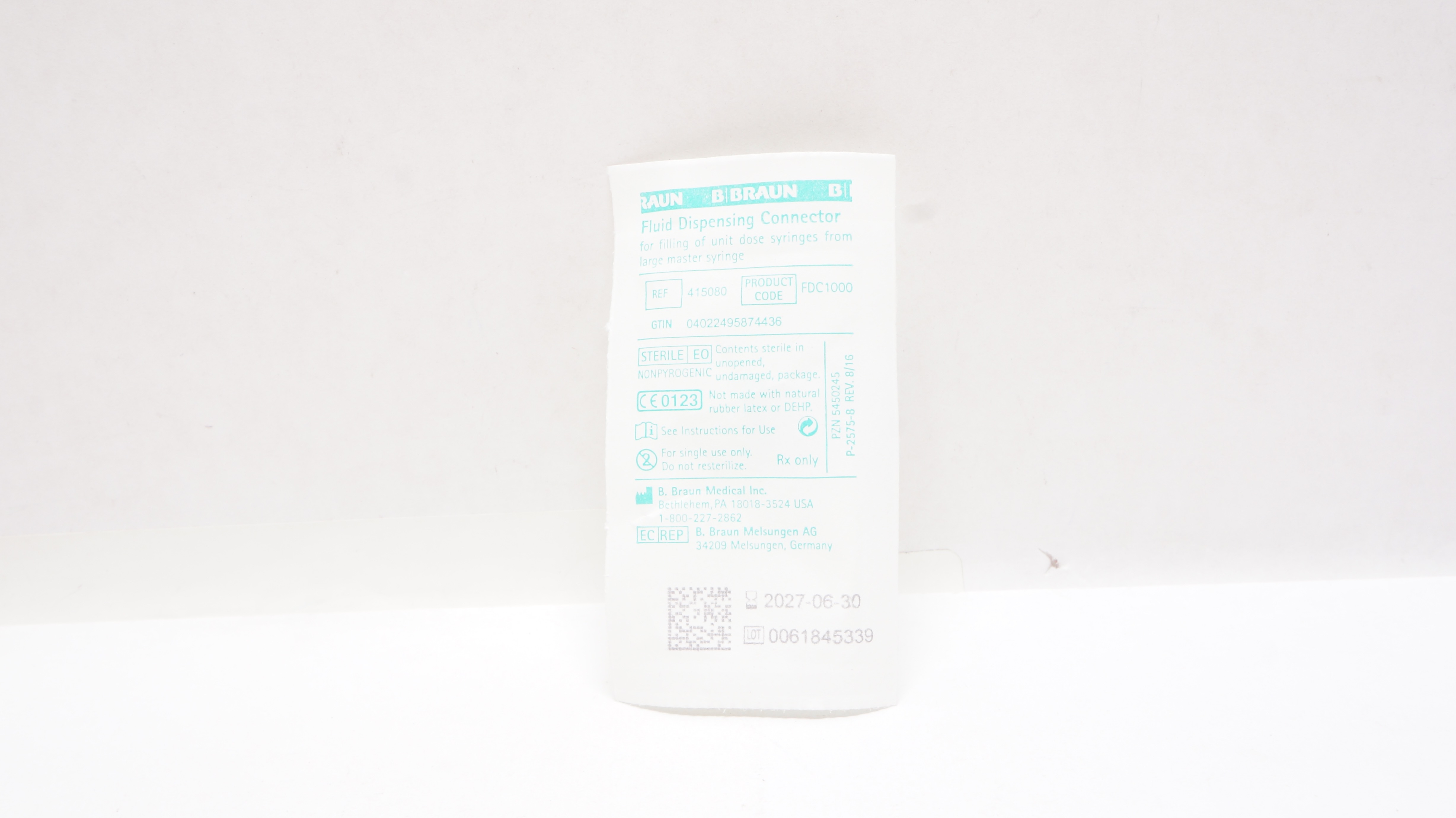 Braun 415080 Fluid Dispensing Connector