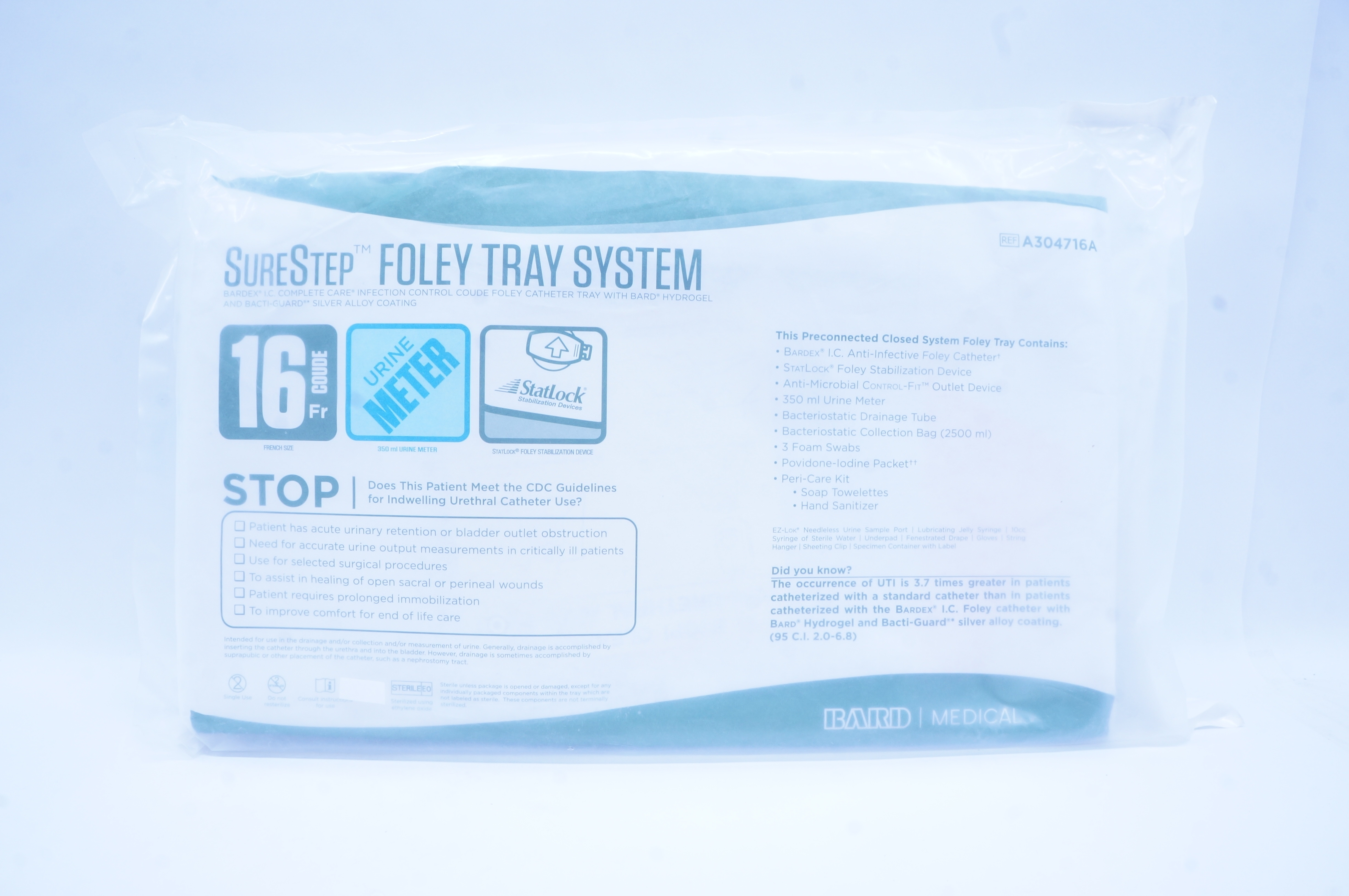 Bard A304716A SureStep Foley Tray System 16 Fr. (x)