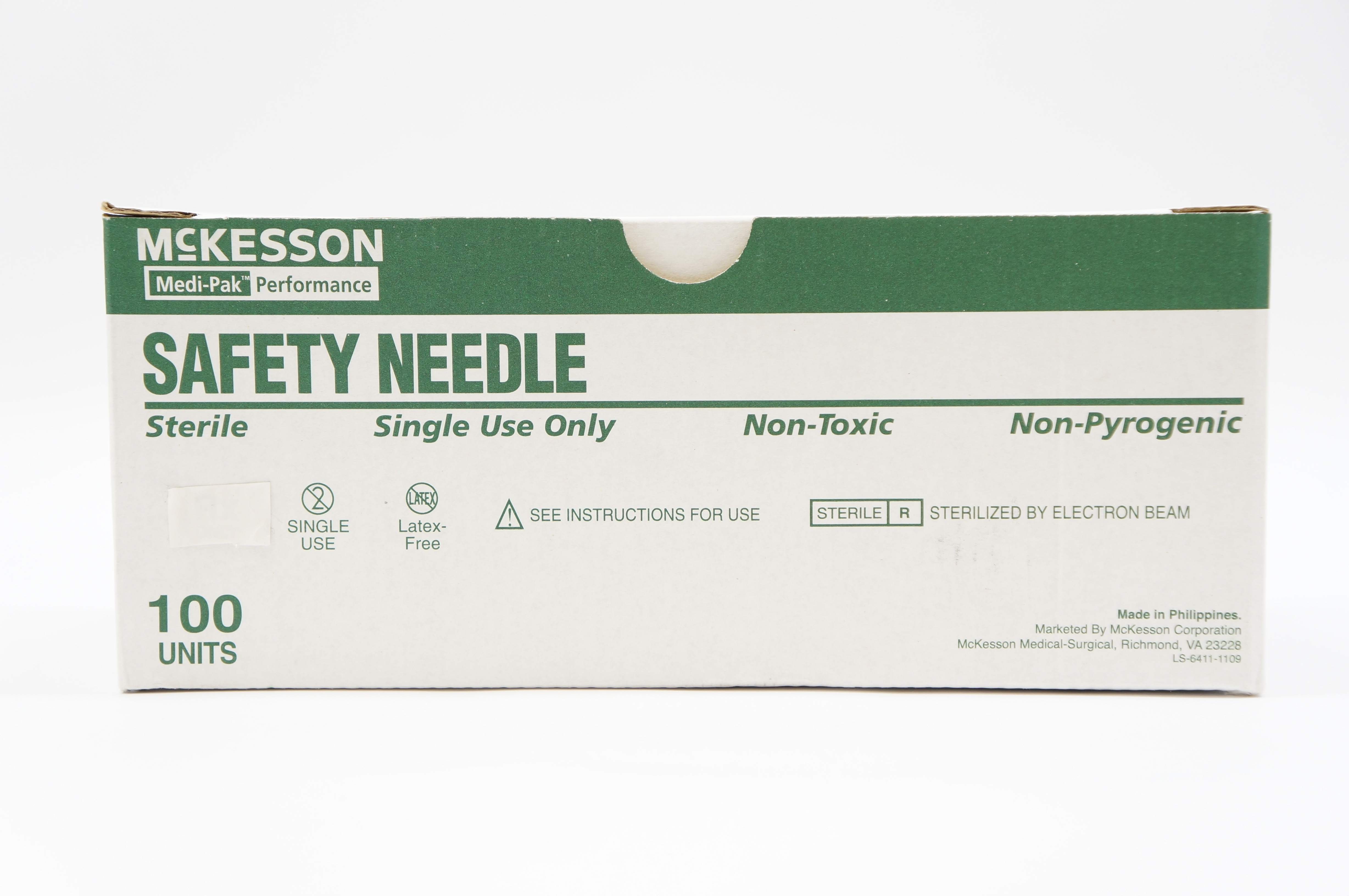 McKesson 102-N211S Safety Ndle 21G x 1inch (x) - Box of 100