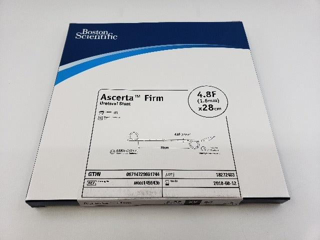 Boston Scientific M0061456430 Ascerta Firm Ureteral Stnt 4.8F x 28cm (x)