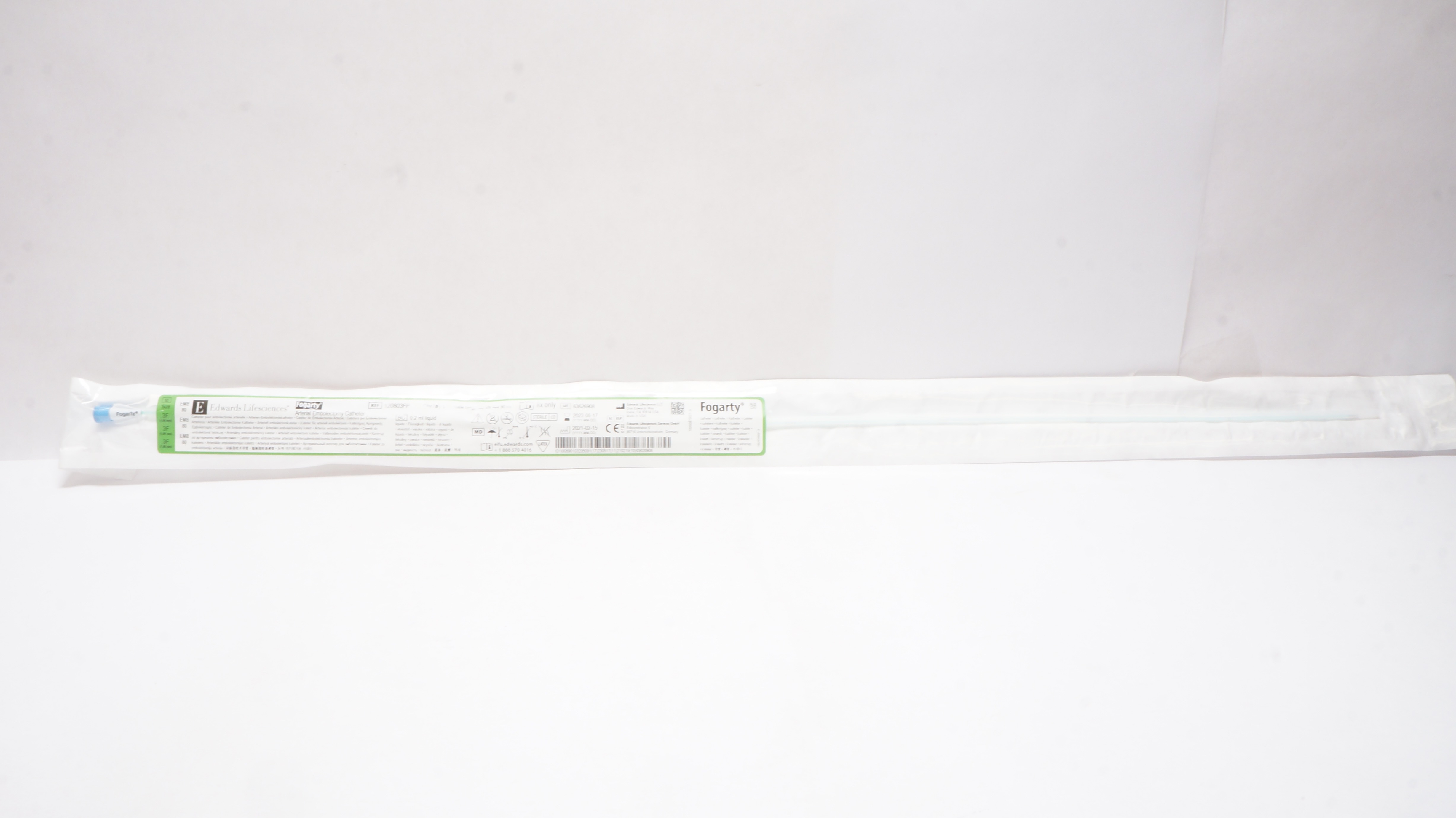 Edwards Lifesciences 120803FP Fogarty Arterial Embolectomy Cath. 3F x 80cm (x)