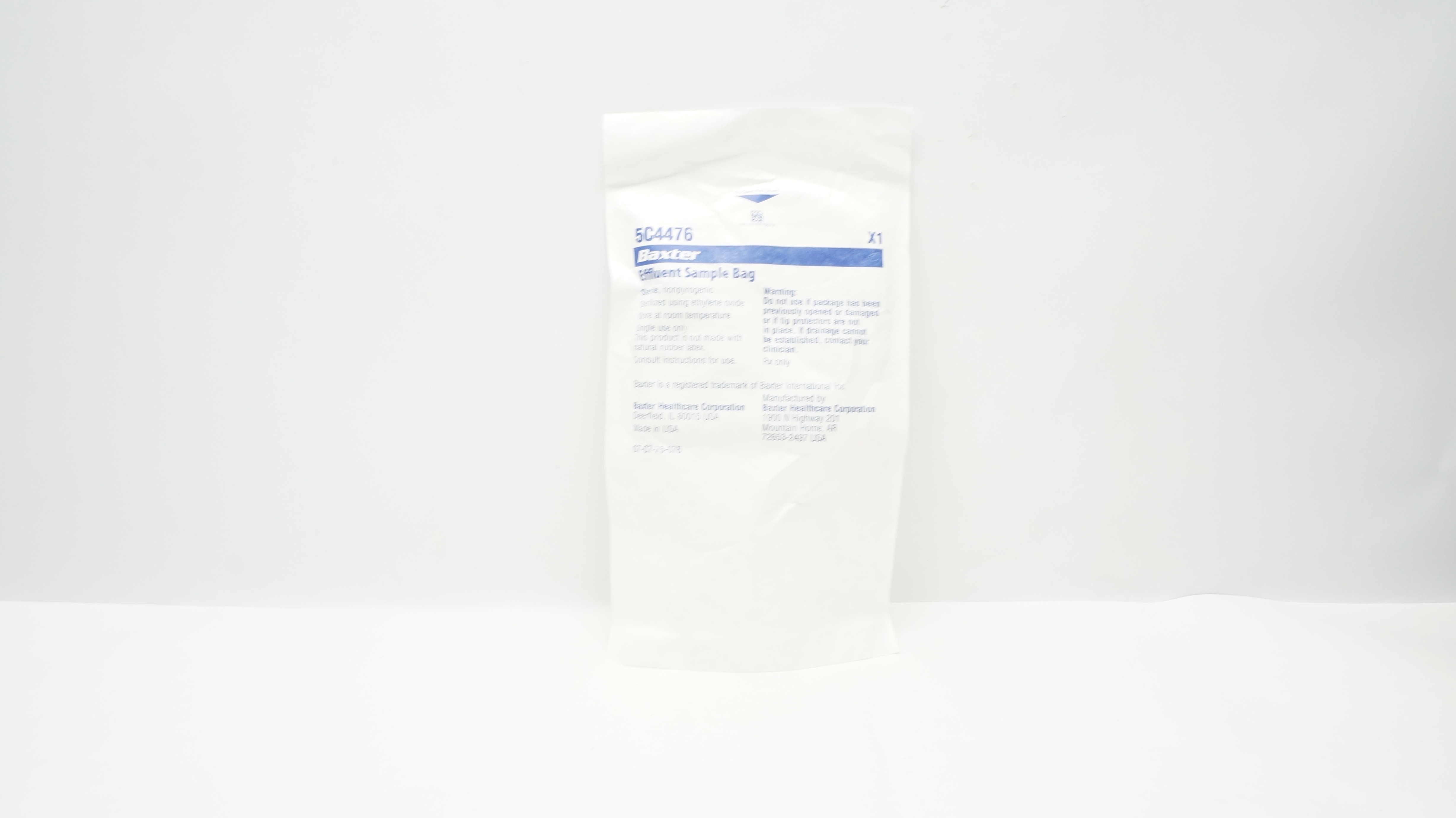 Baxter 5C4476 Effluent Sample Bag (x)
