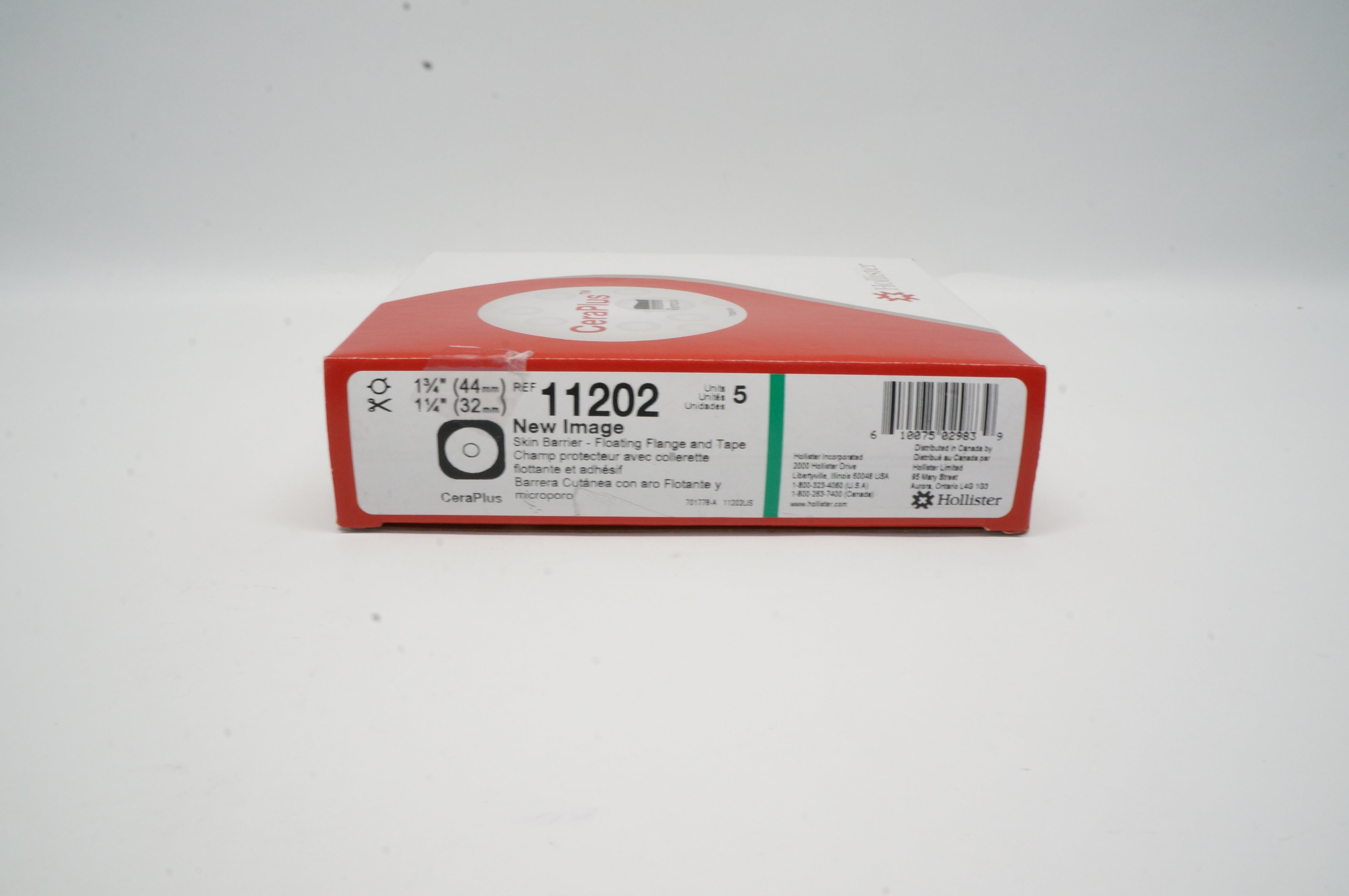 Hollister 11202 New Image Skin Barrier 1 3/4 inch x 1 1/4 inch Box of 5