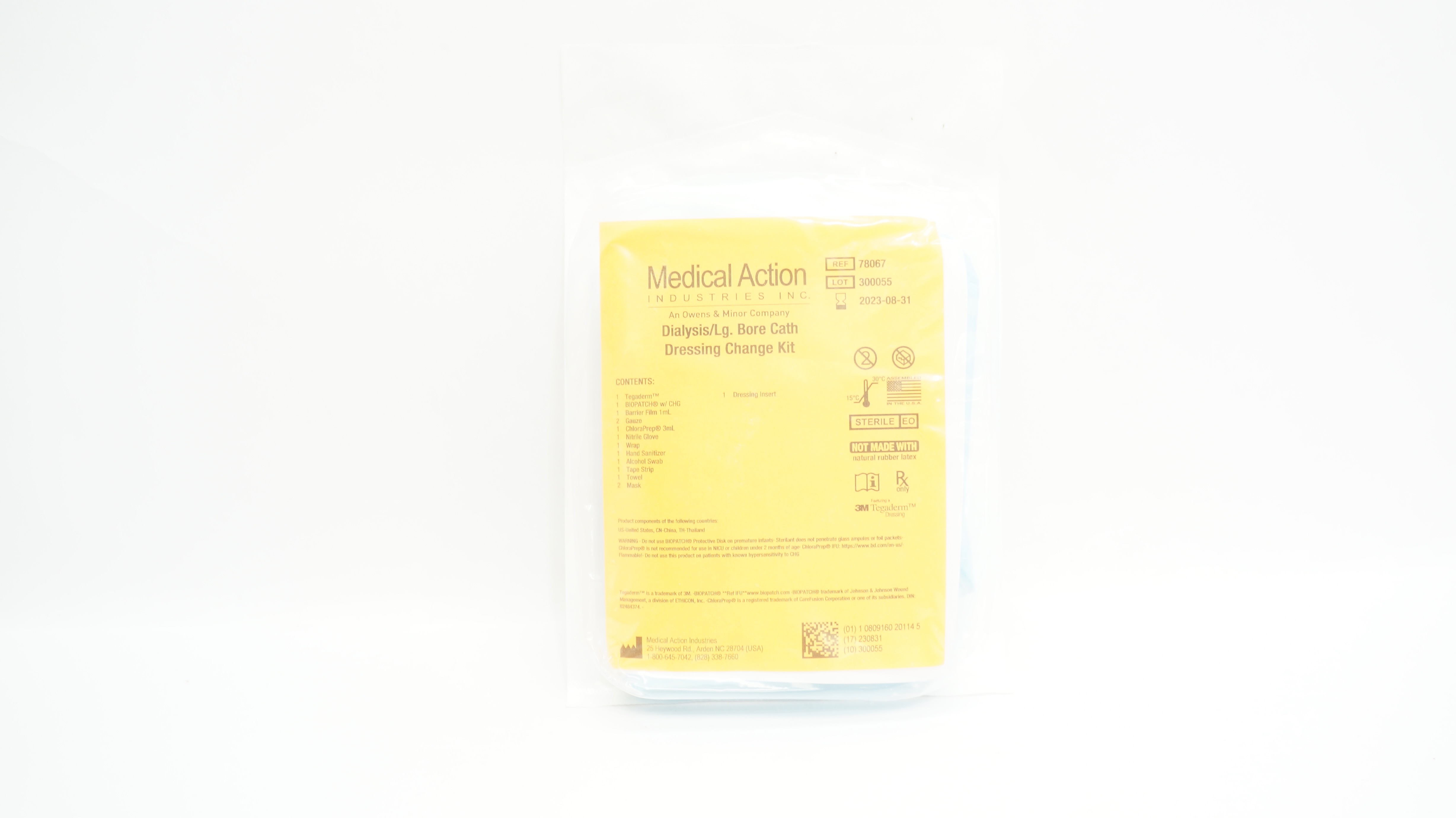 Medical Action 78067 Dialysis/Lg. Bore Cath. Dressing Change Kit (x)