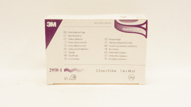 3M 2950-1 Cloth Adhesive Tape 1inch x 10yd. - Box of 12