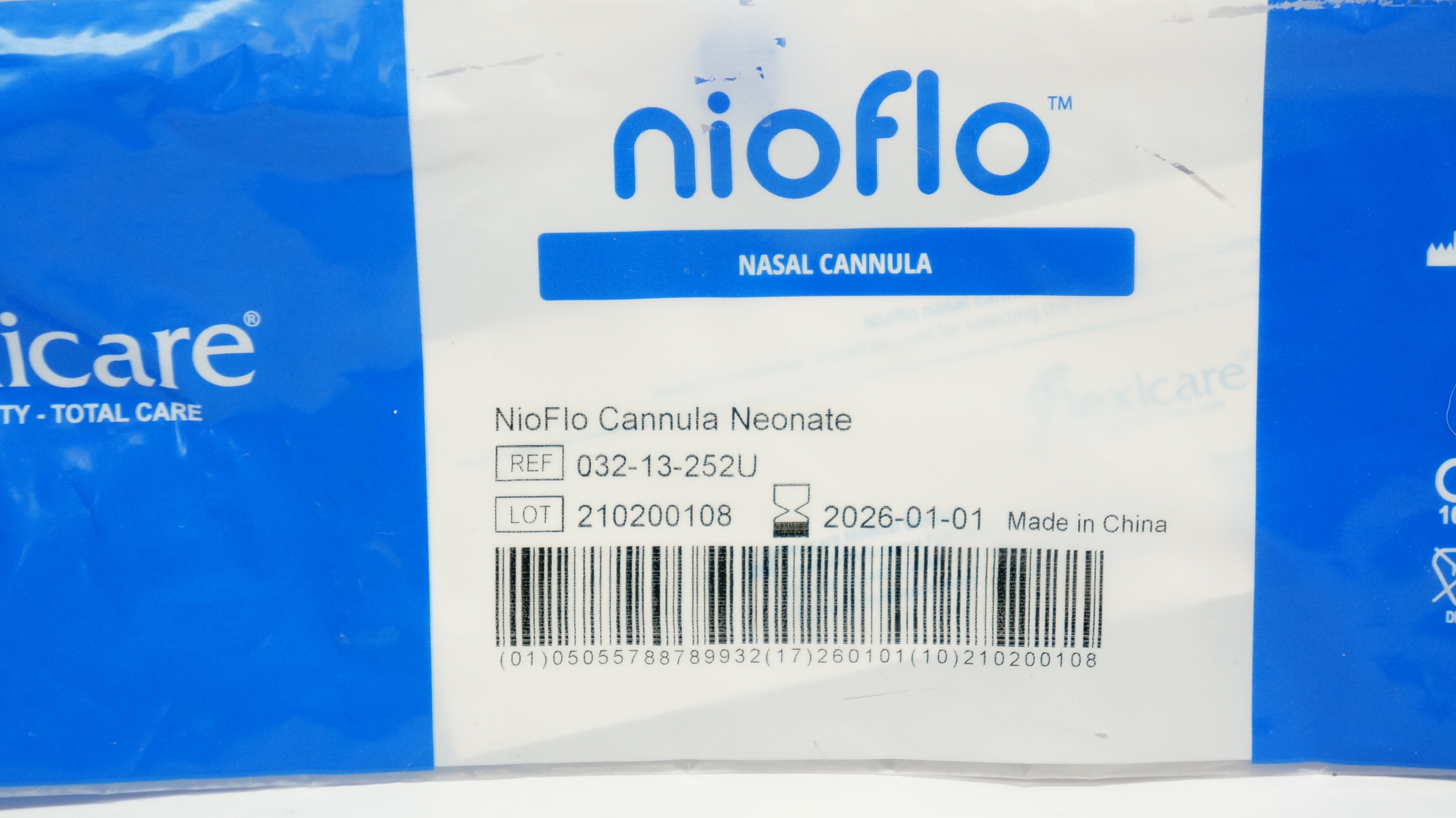 Flexicare 03213252U NioFlo Nasal Cannula Neonate