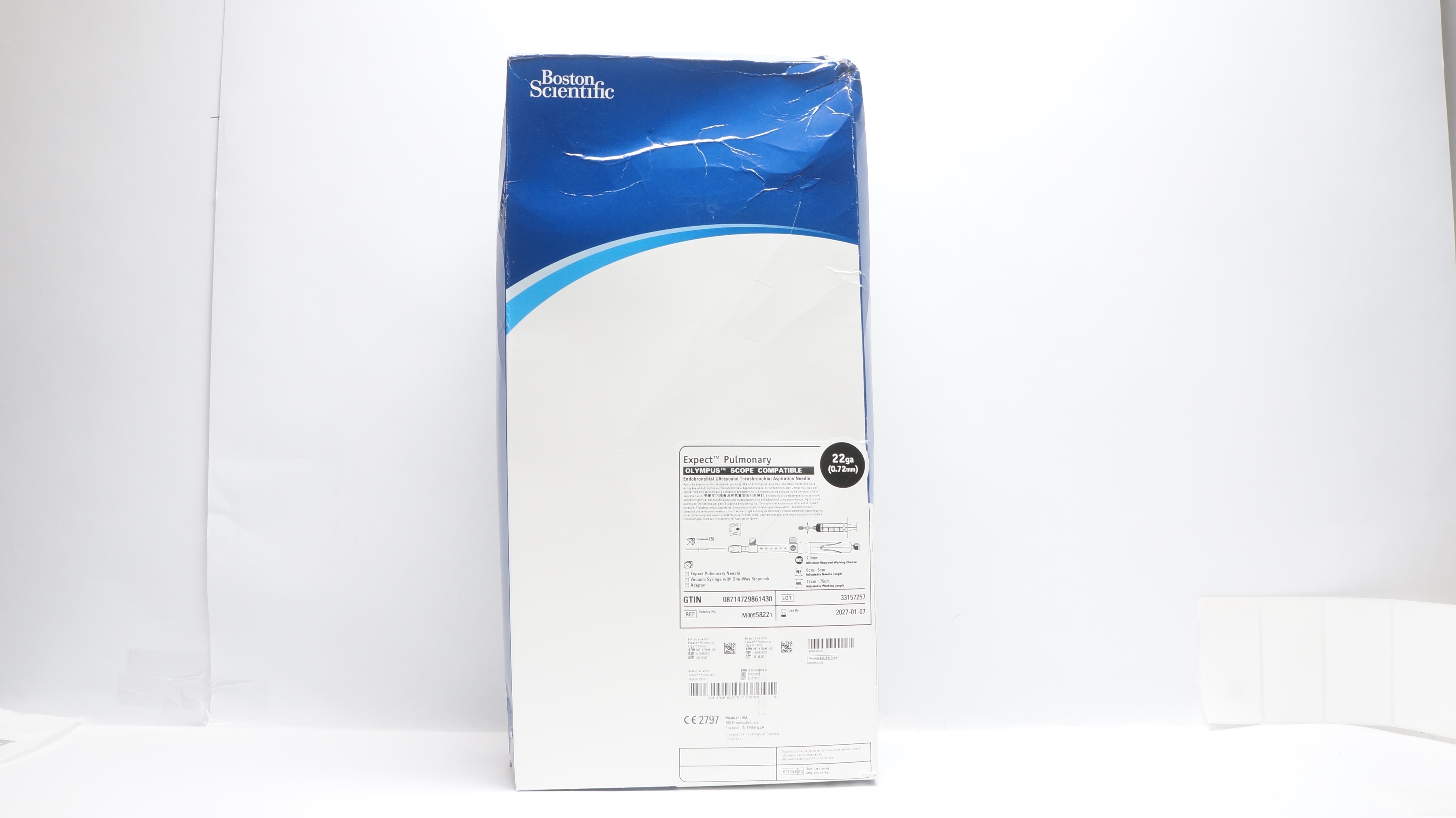 Boston Scientific M00558221 Expect Ultrasound Transbronchial Aspiration Ndle 22ga