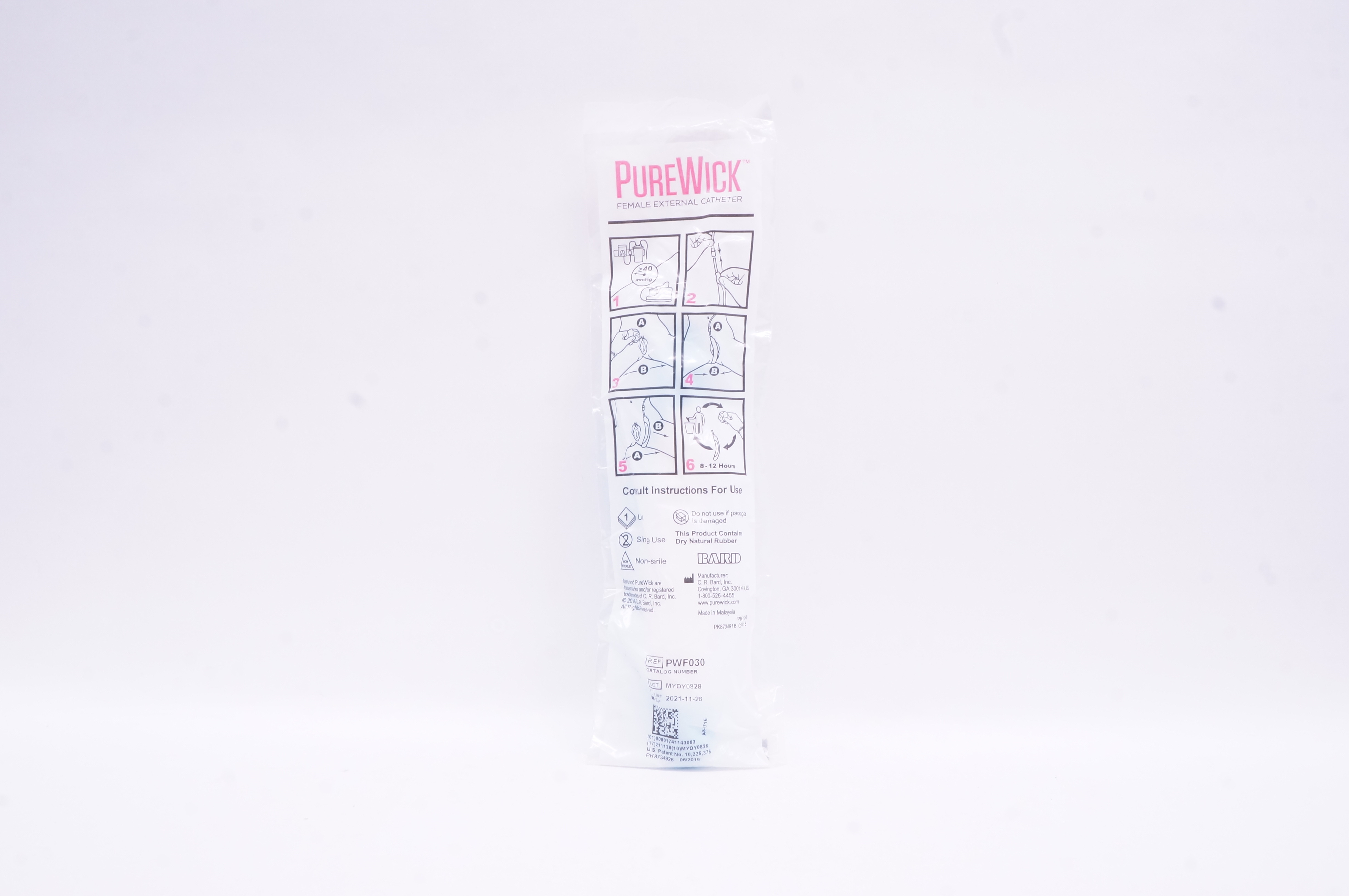 Bard PWF030 PureWick Female External Cath. ≥40 mmHg (x)