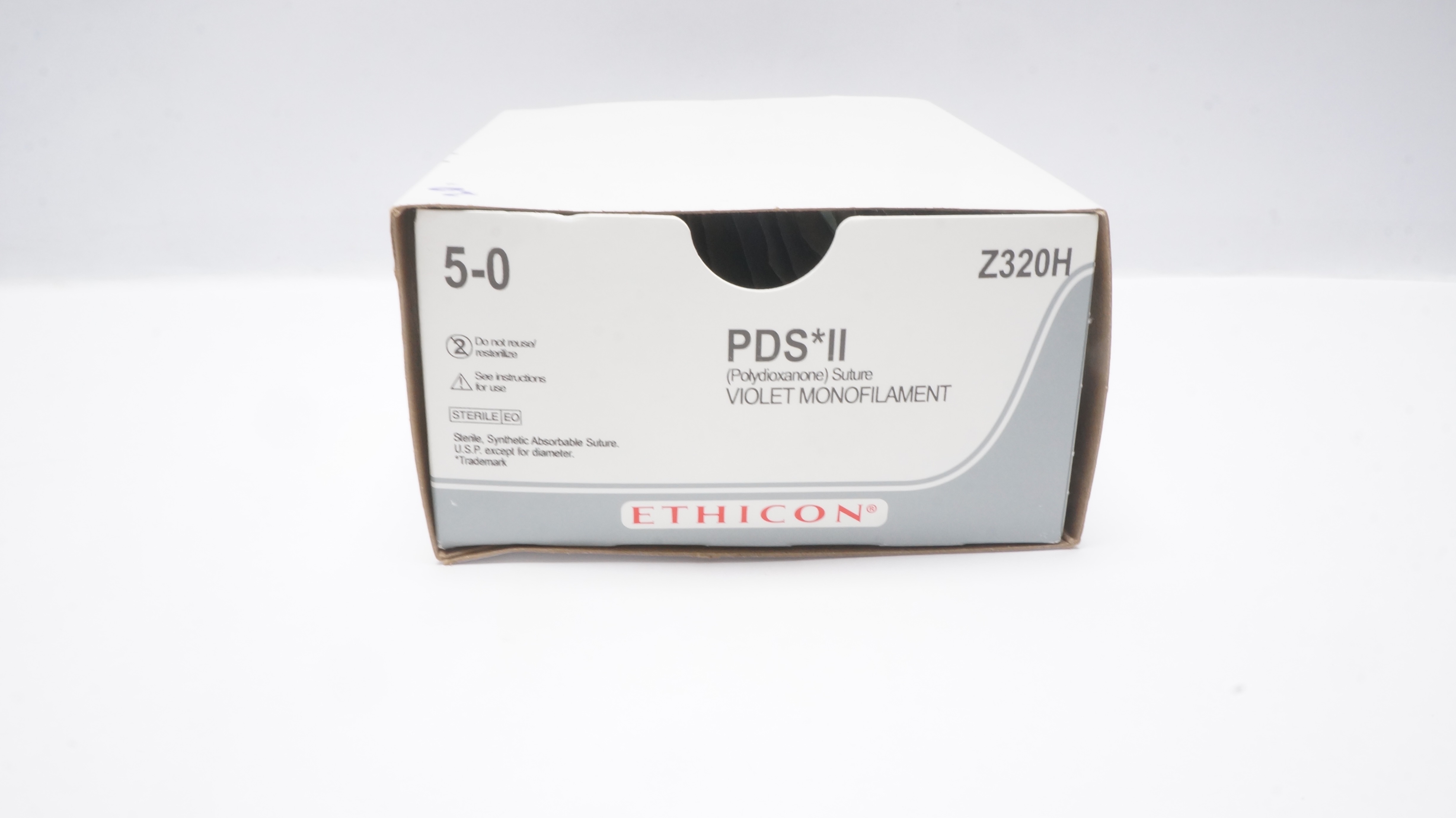 Ethicon Z320H 5-0 PDS II Stre RB-1 17mm 1/2c Taper 30inch (x) - Box of 20