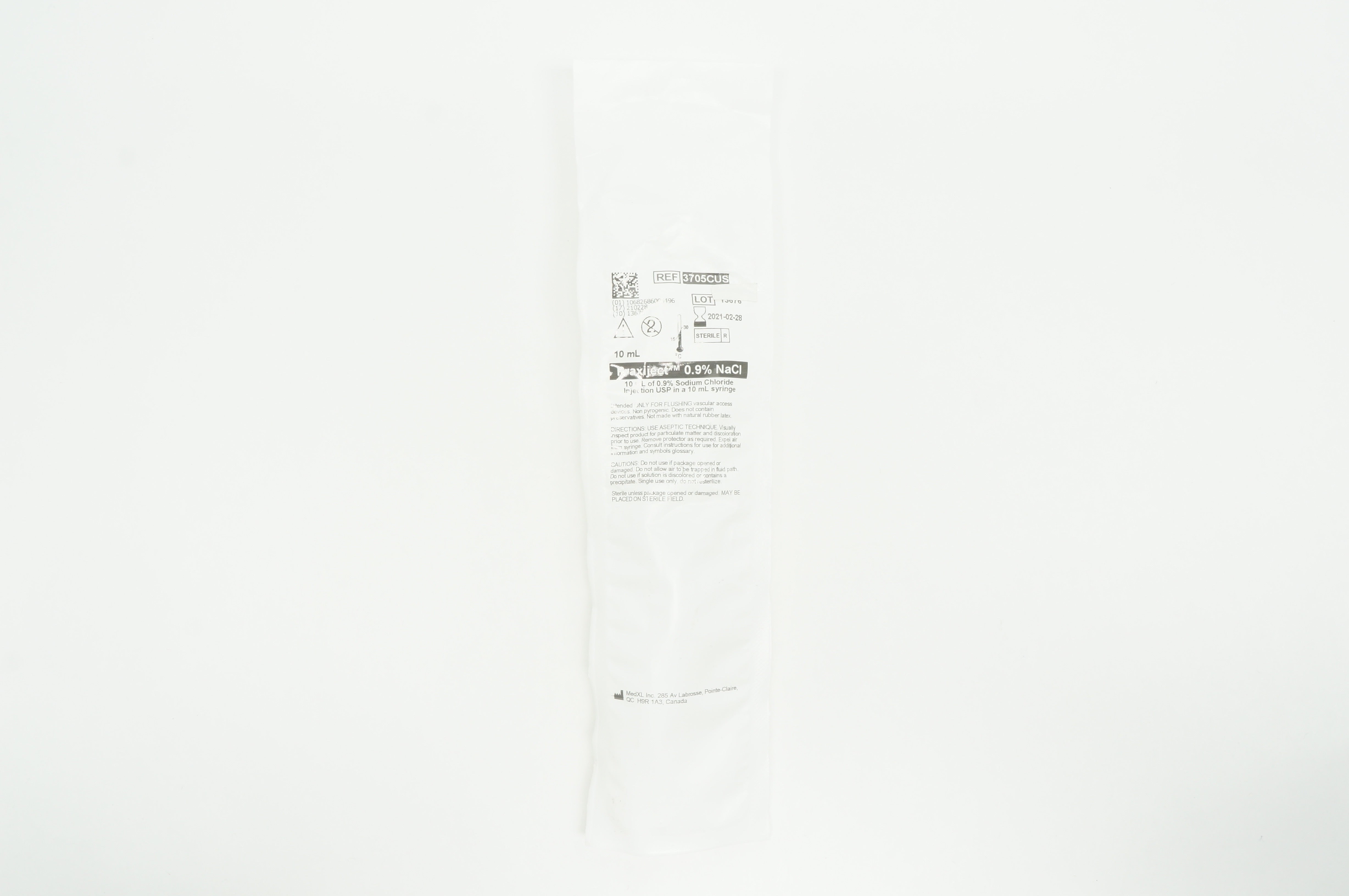 MedXL 3705CUS Praxiject 0.9% NaCl 10mL (x)
