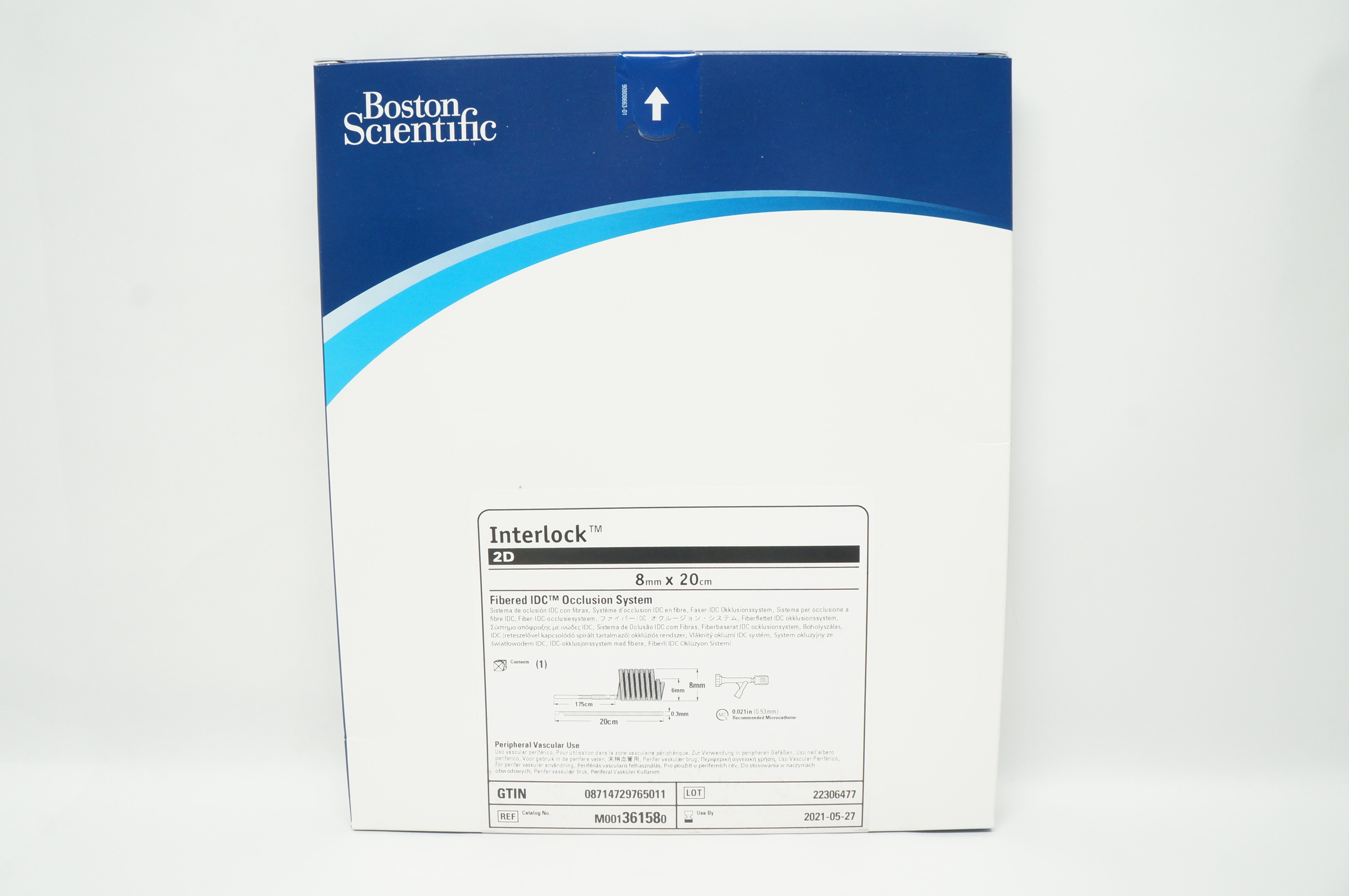 Boston Scientific 36158 Interlock Fibered IDC Occlusion System 8mm x 20cm (x)