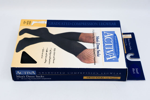 Activa H2561 Mens Dress Socks, 15-20 mmHg Lite Support, Graduated ...