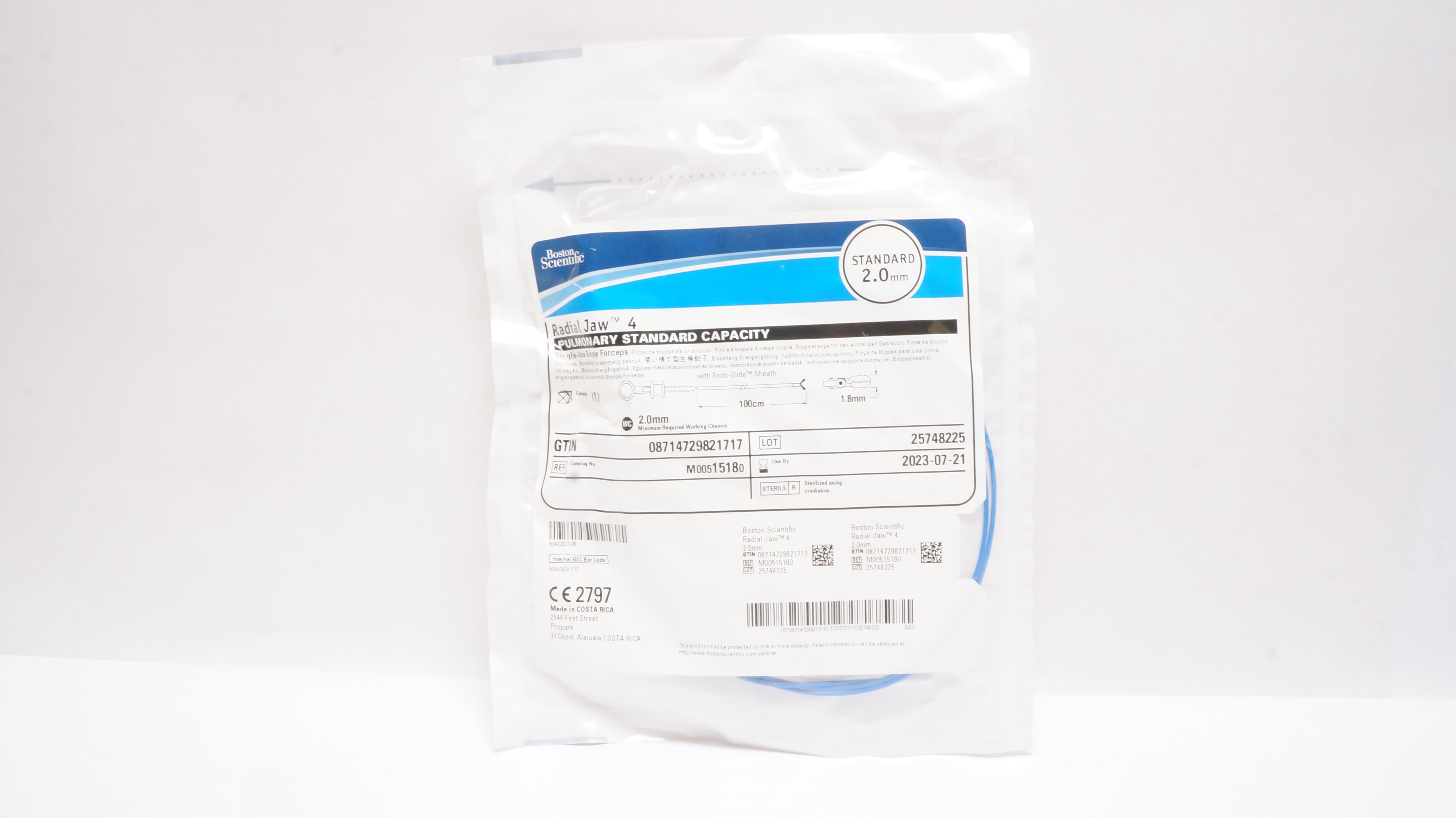 Boston Scientific M00515180 Radial Jaw 4 Single-Use Biopsy Forceps 2.0mm (x)