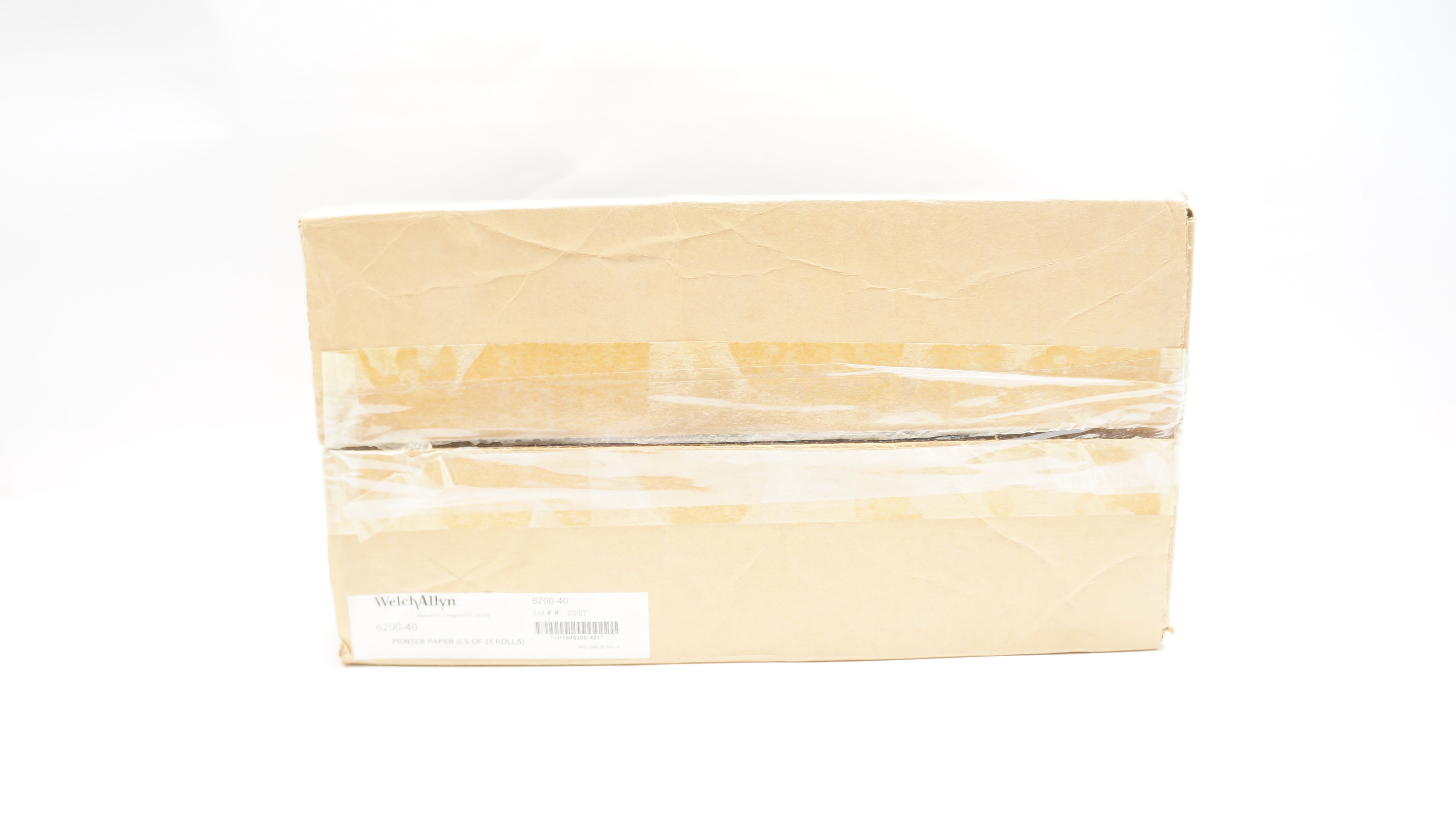 Welch Allyn 6200-40 Printer Paper - Case of 25 Rolls