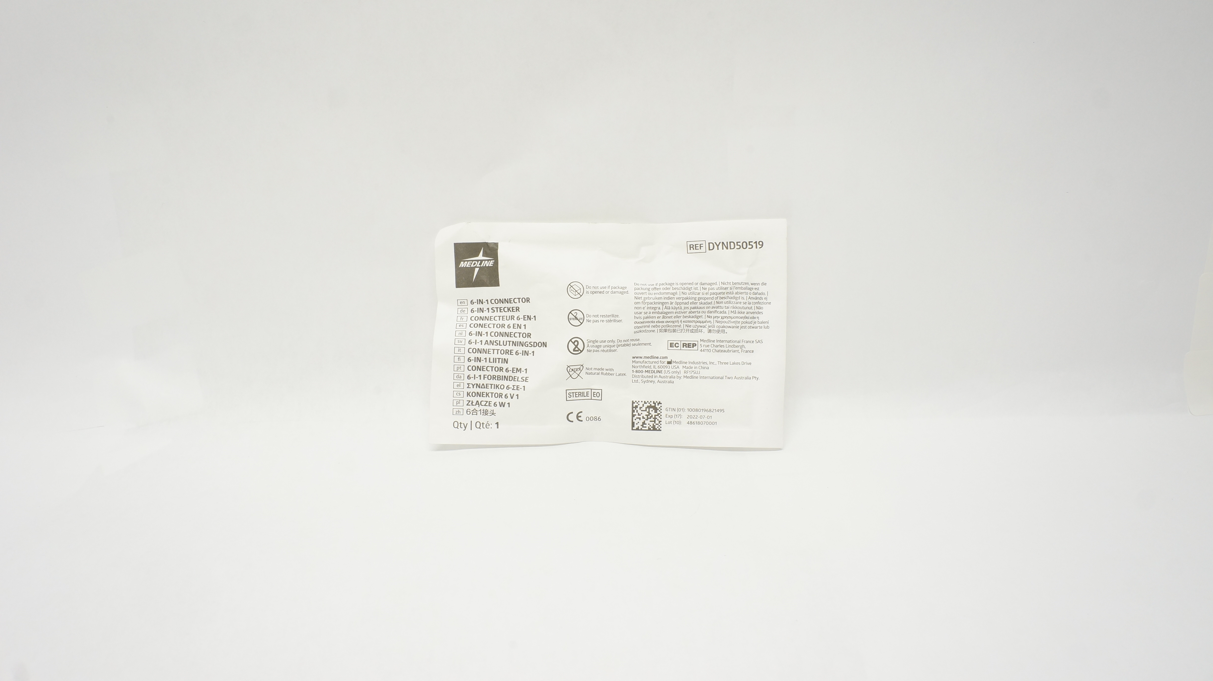 Medline DYND50519 6-IN-1 Connector