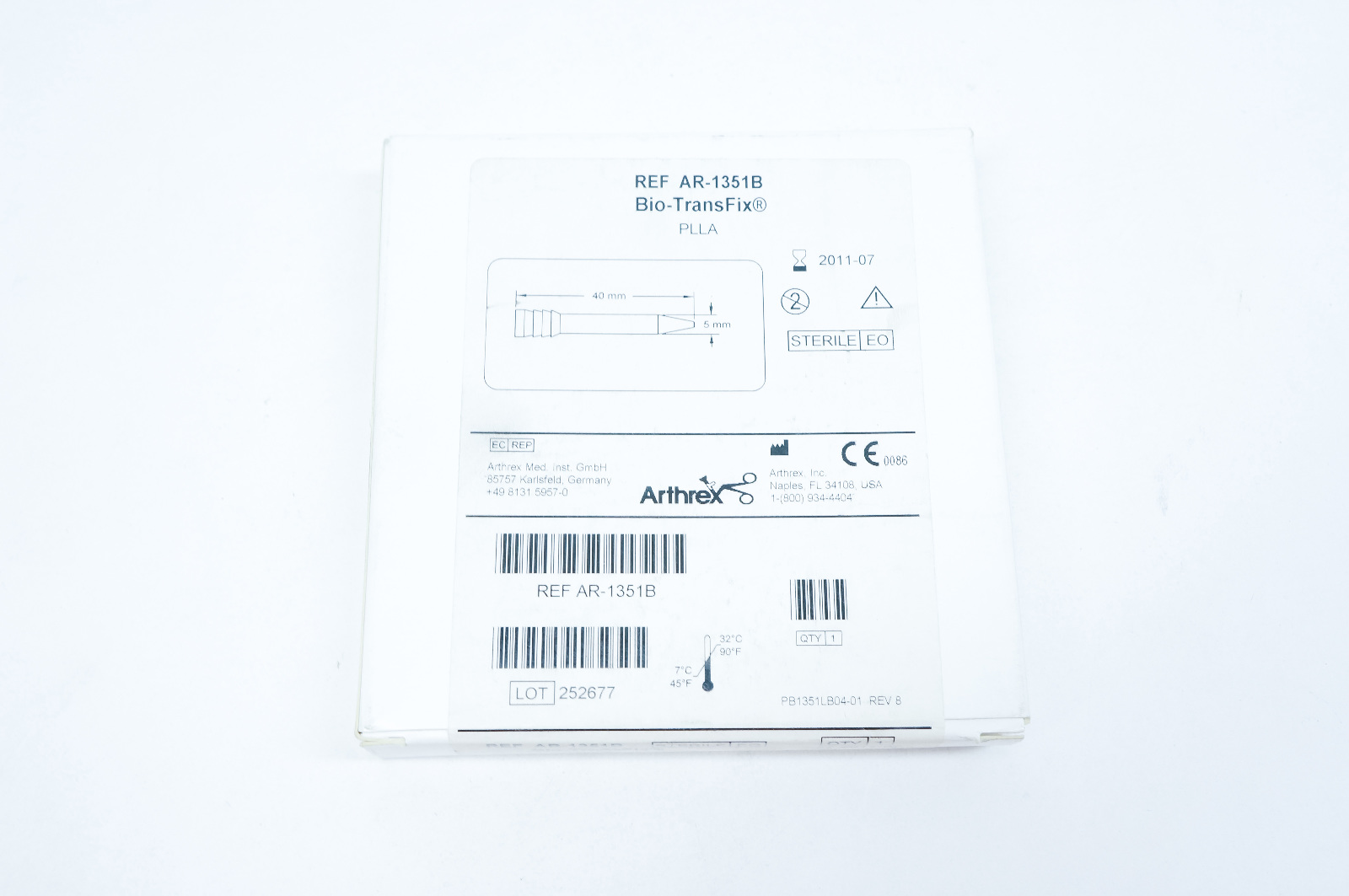 Arthrex AR-1351B Bio-TransFix PLLA (x)