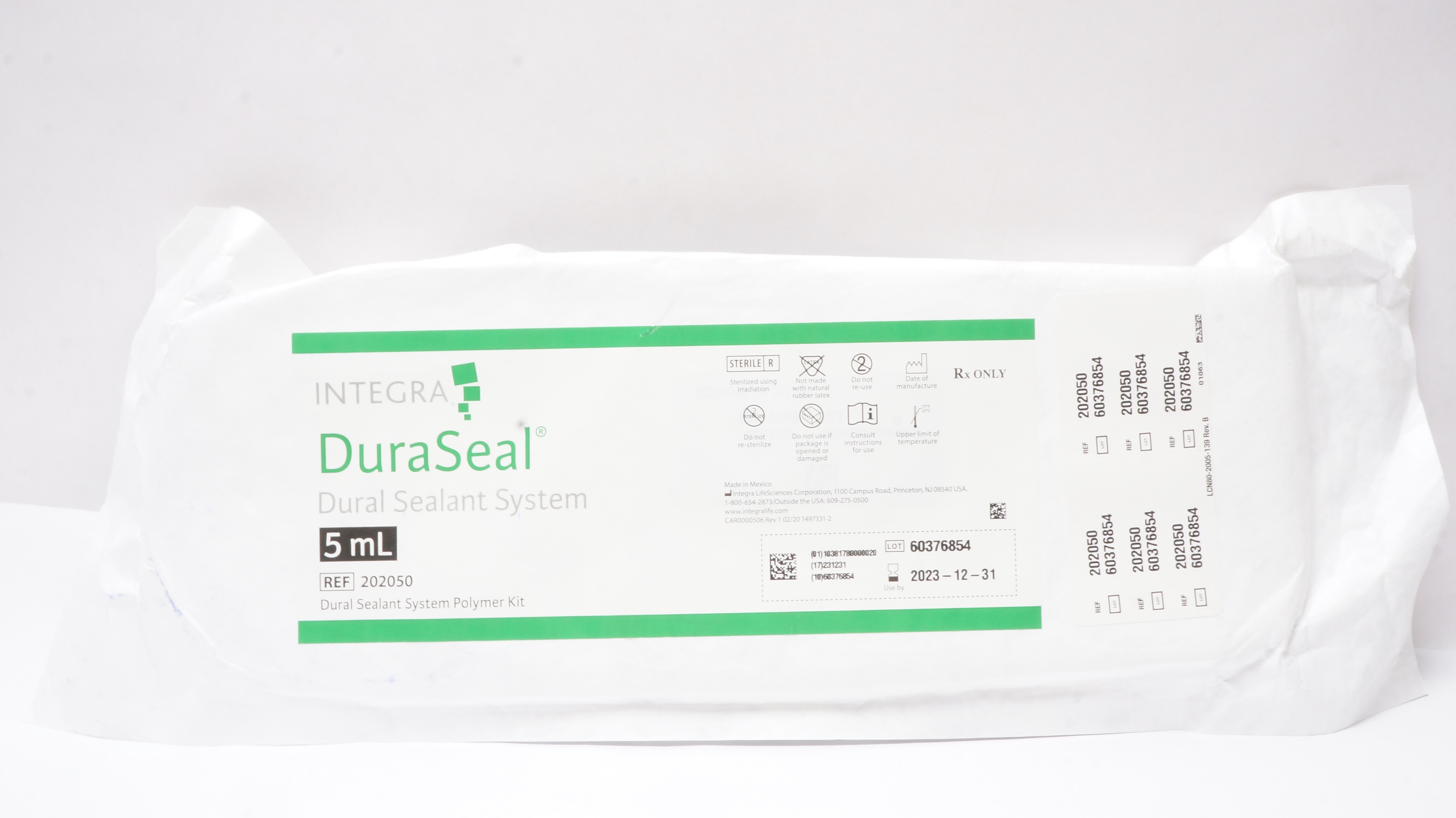 Integra 202050 DuraSeal Dural Sealant System 5ml