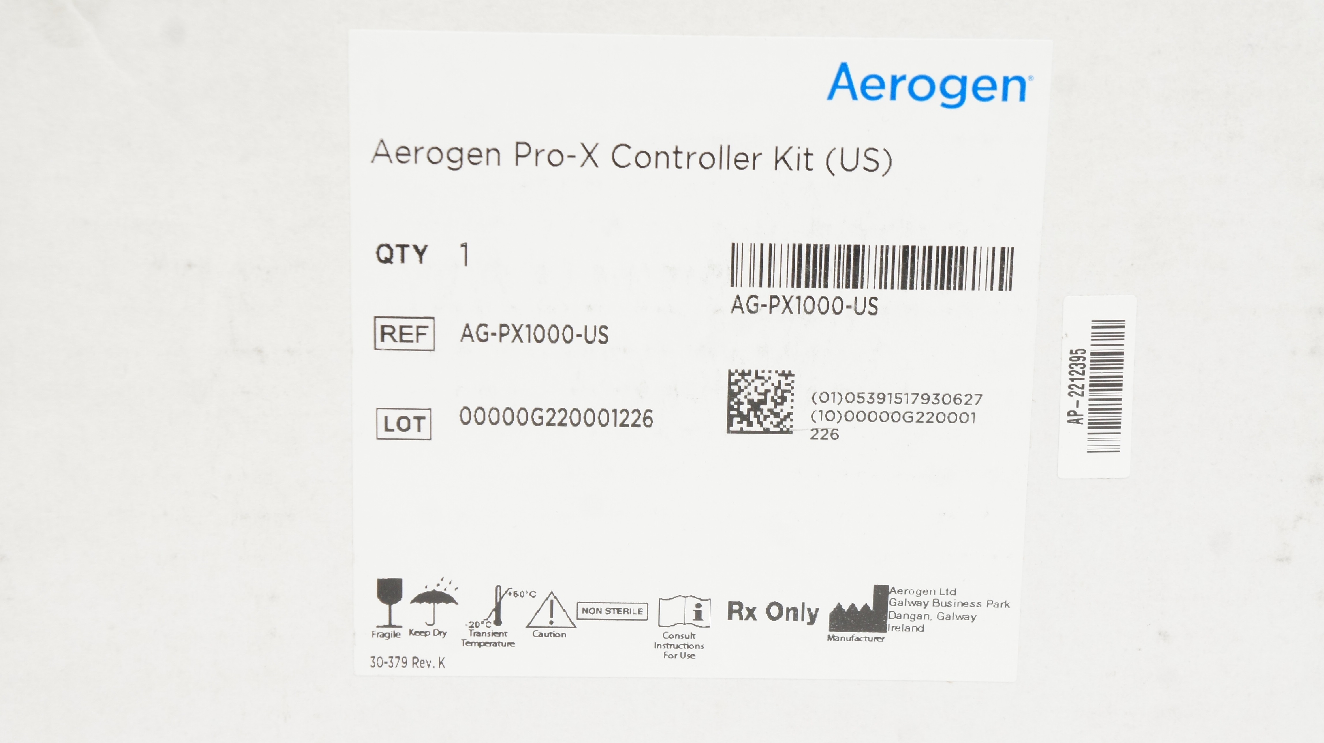 UpBright AC Adapter For Aerogen Solo Pro-X Controller AG-PX-1050-US FW8000M – 1st Gen Power Supply