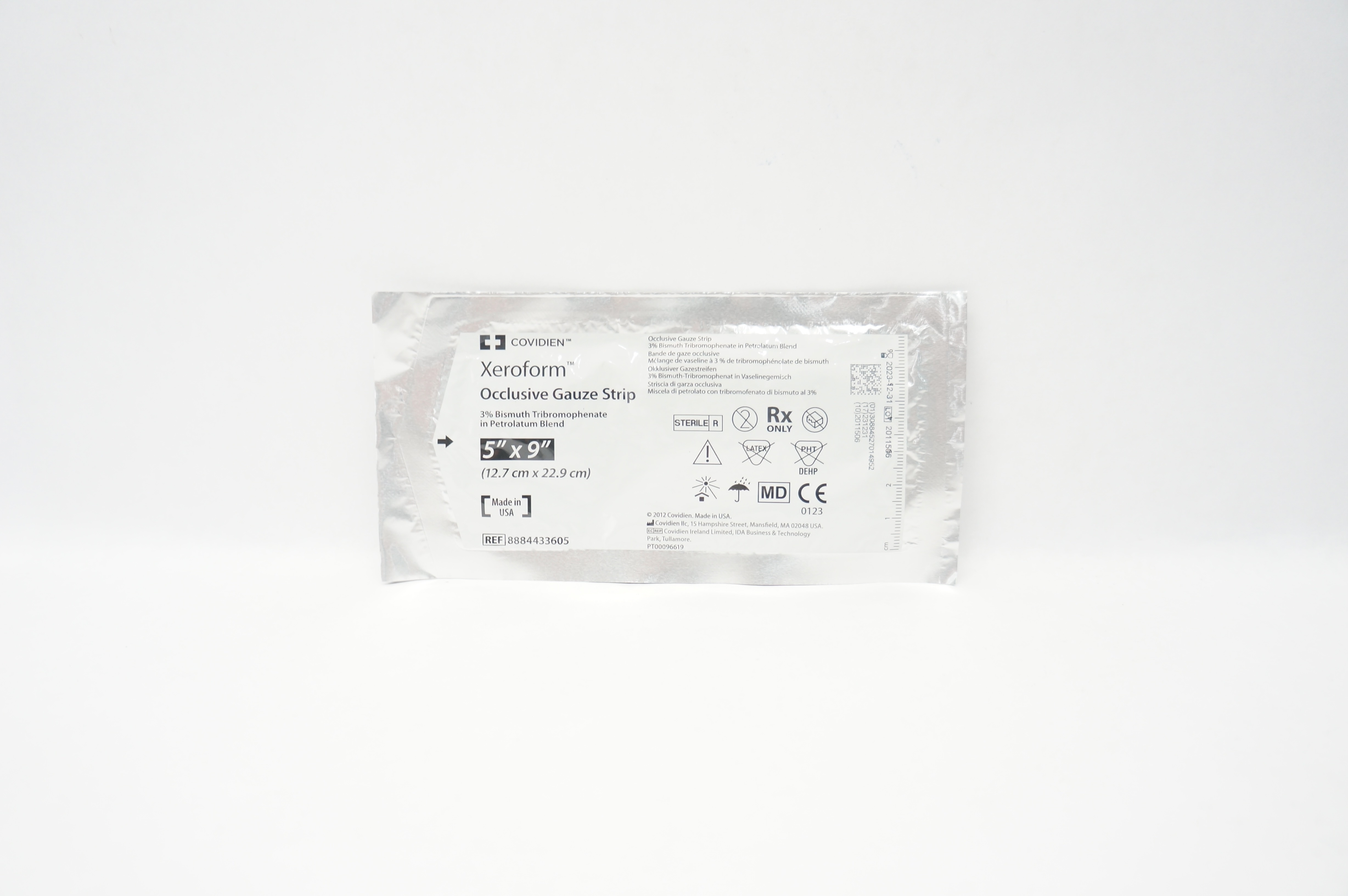 Covidien 8884433605 Xeroform Occlusive Gauze Strip 5 inch x 9 inch