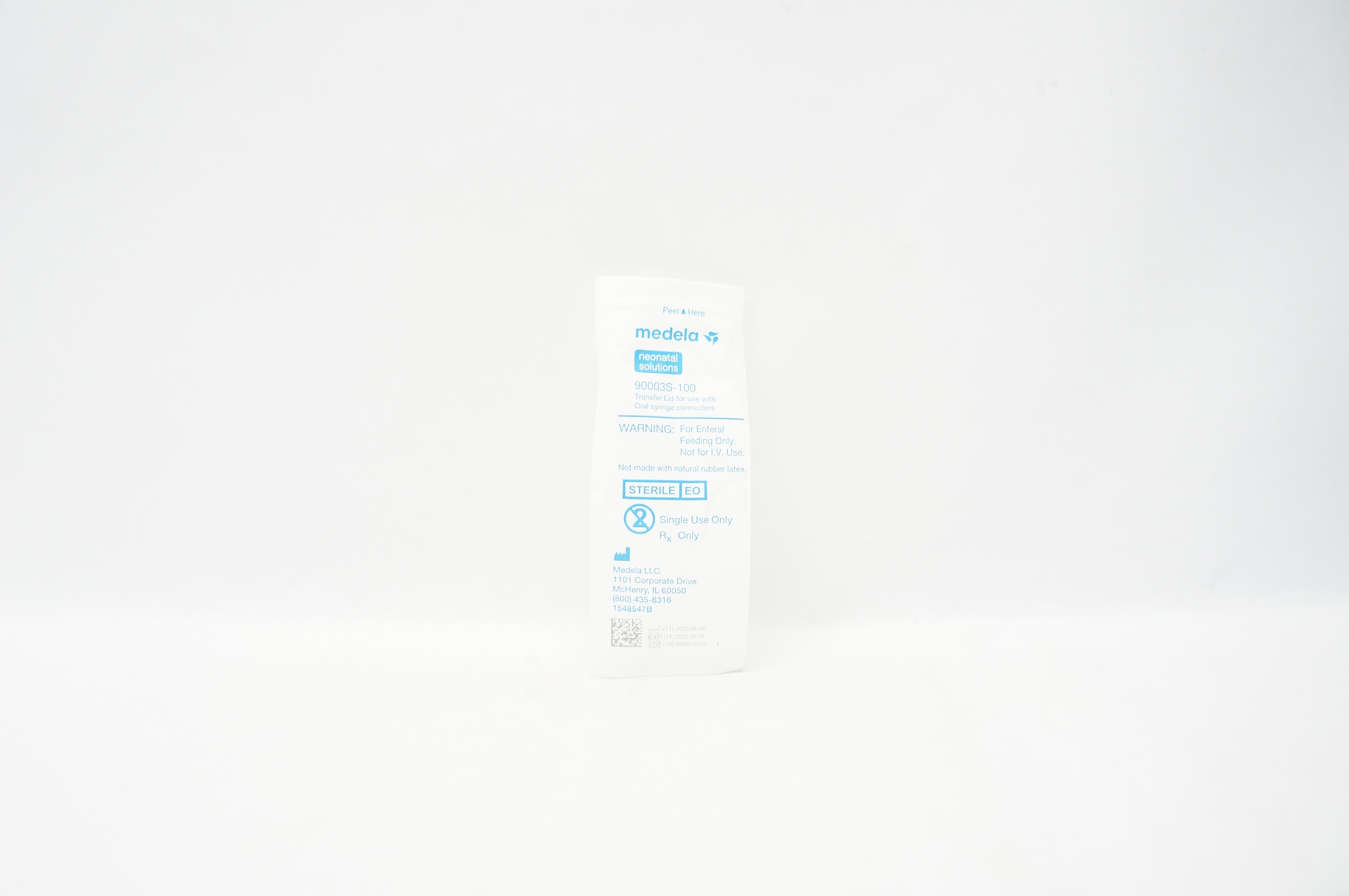 Medela 90003S-100 Transfer Lid For Use with Oral Syringe Connectors