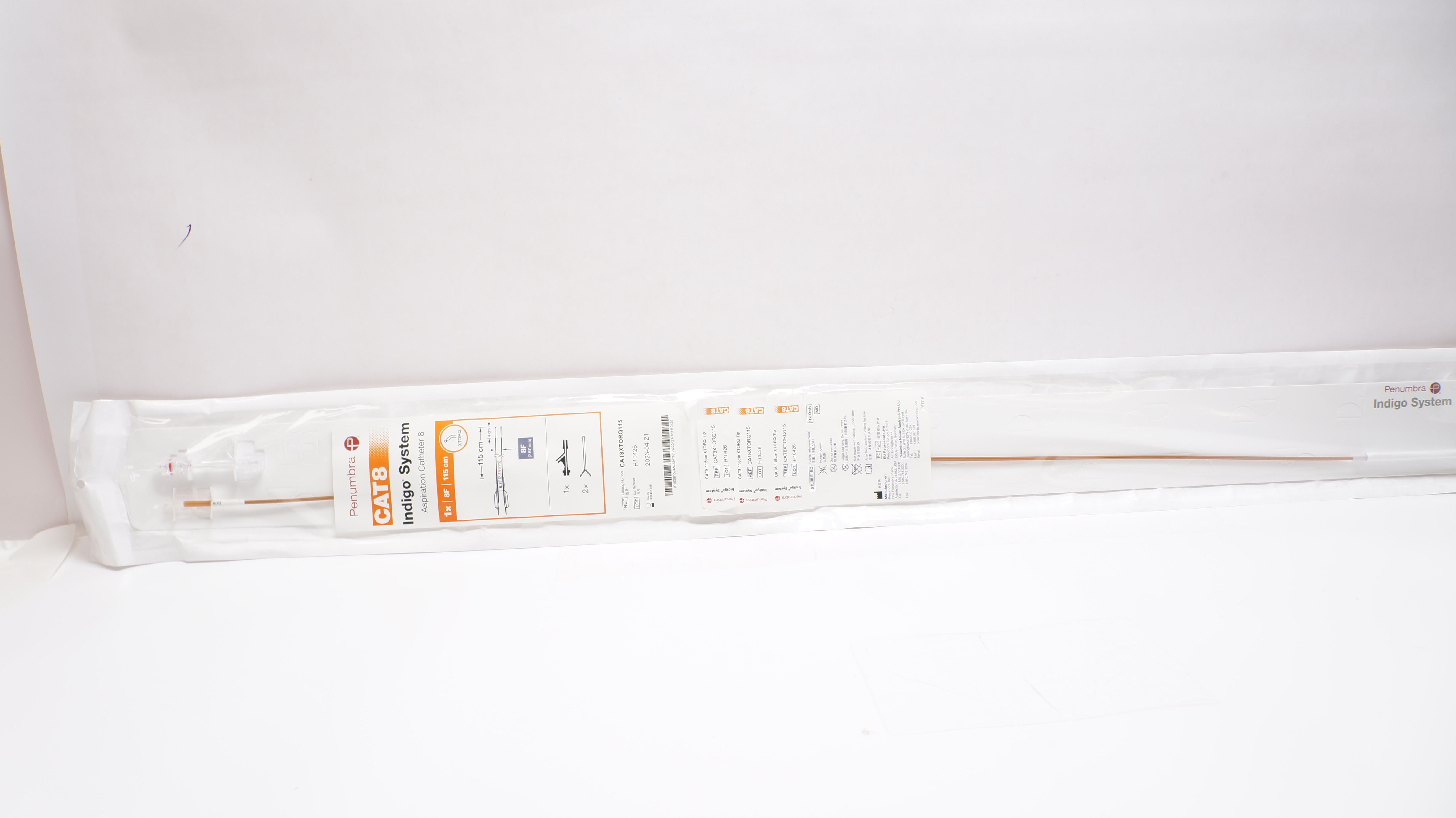 Penumbra CAT8XTORQ115KIT Indigo System CAT8Kit Aspiration Cath. 8F x 115cm (x)
