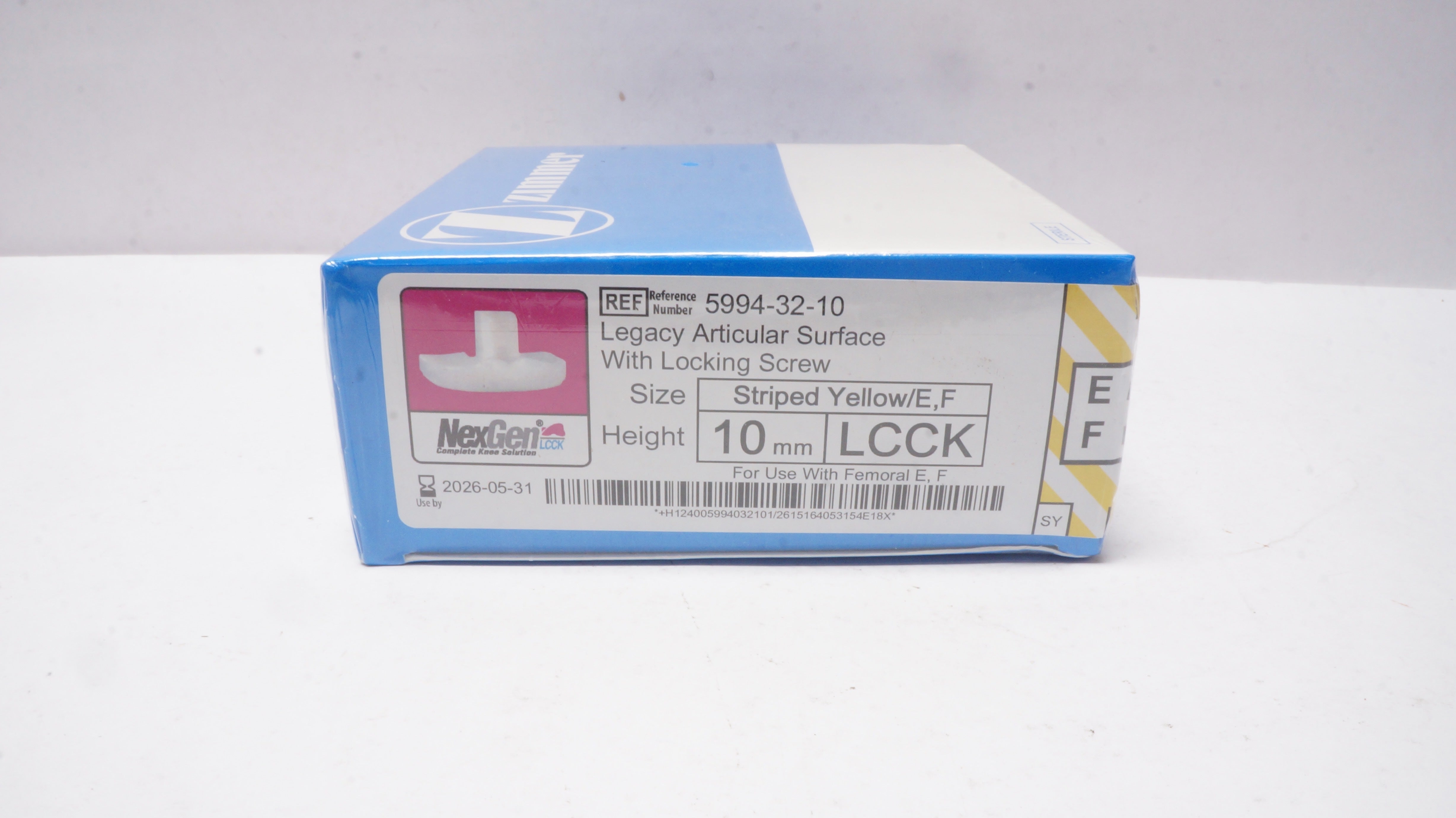 Zimmer 5994-32-10 NexGen Legacy Articular Surface W/Locking Screw 10mm