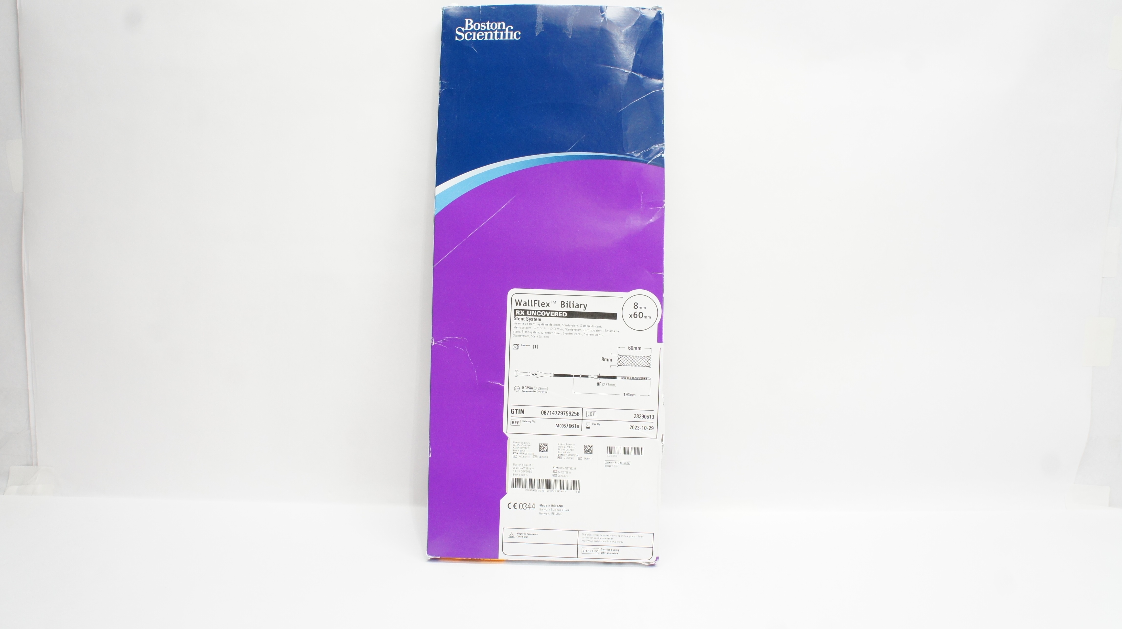 Boston Scientific 7061 WallFlex Biliary Stent System 8mm x 60mm (x)