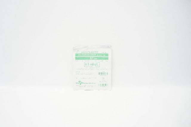 Edlaw Pharmaceutical 27-0060-7 Calcium Chloride 5.7g 0.5mEq/L (x)