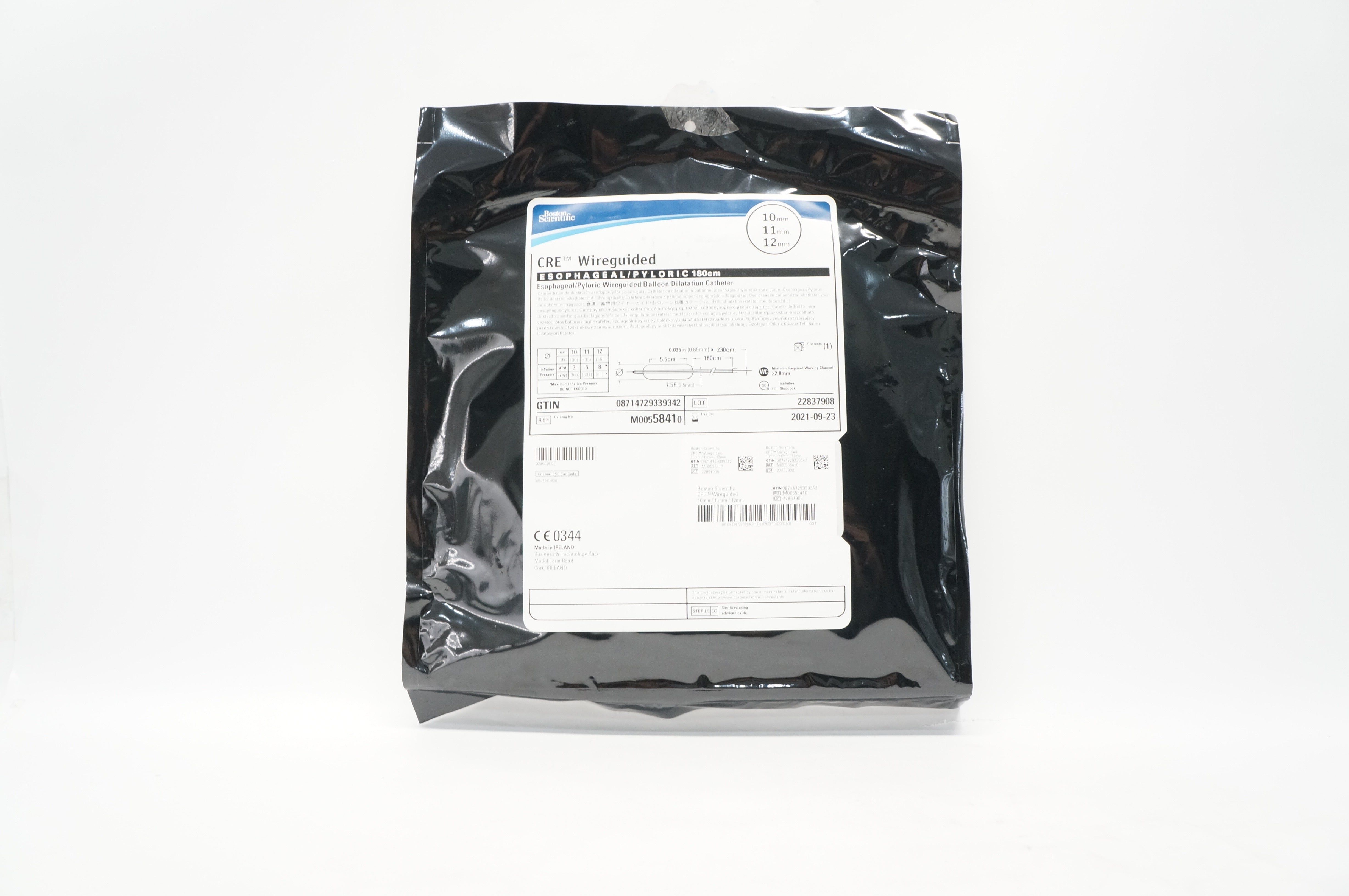 Boston Scientific 5841 Wireguided Balloon Dilatation Cath.10/11/12mm
