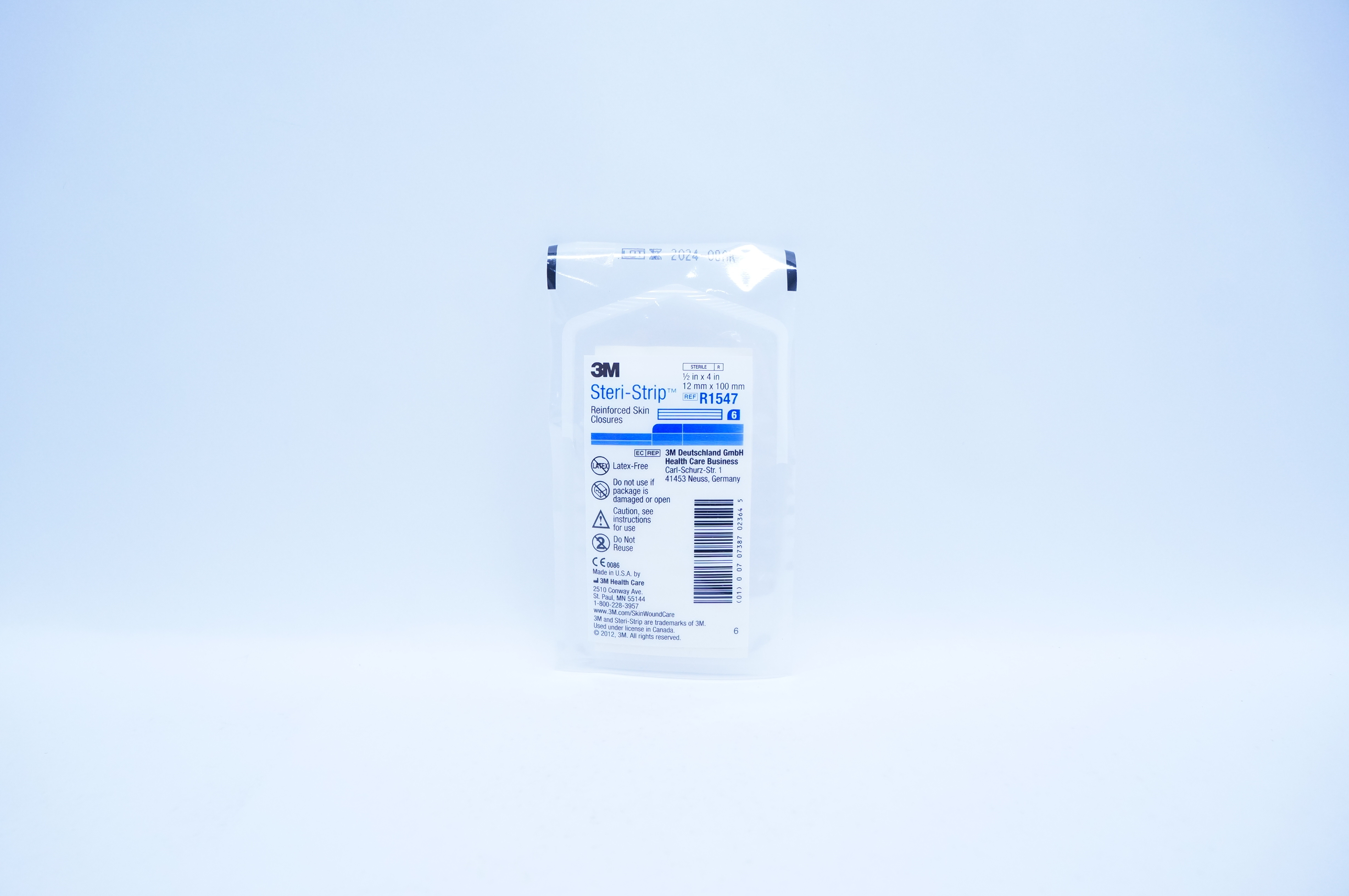 3M R1547 Steri-Strip Reinforced Skin Closures 1/2inch x 4inch