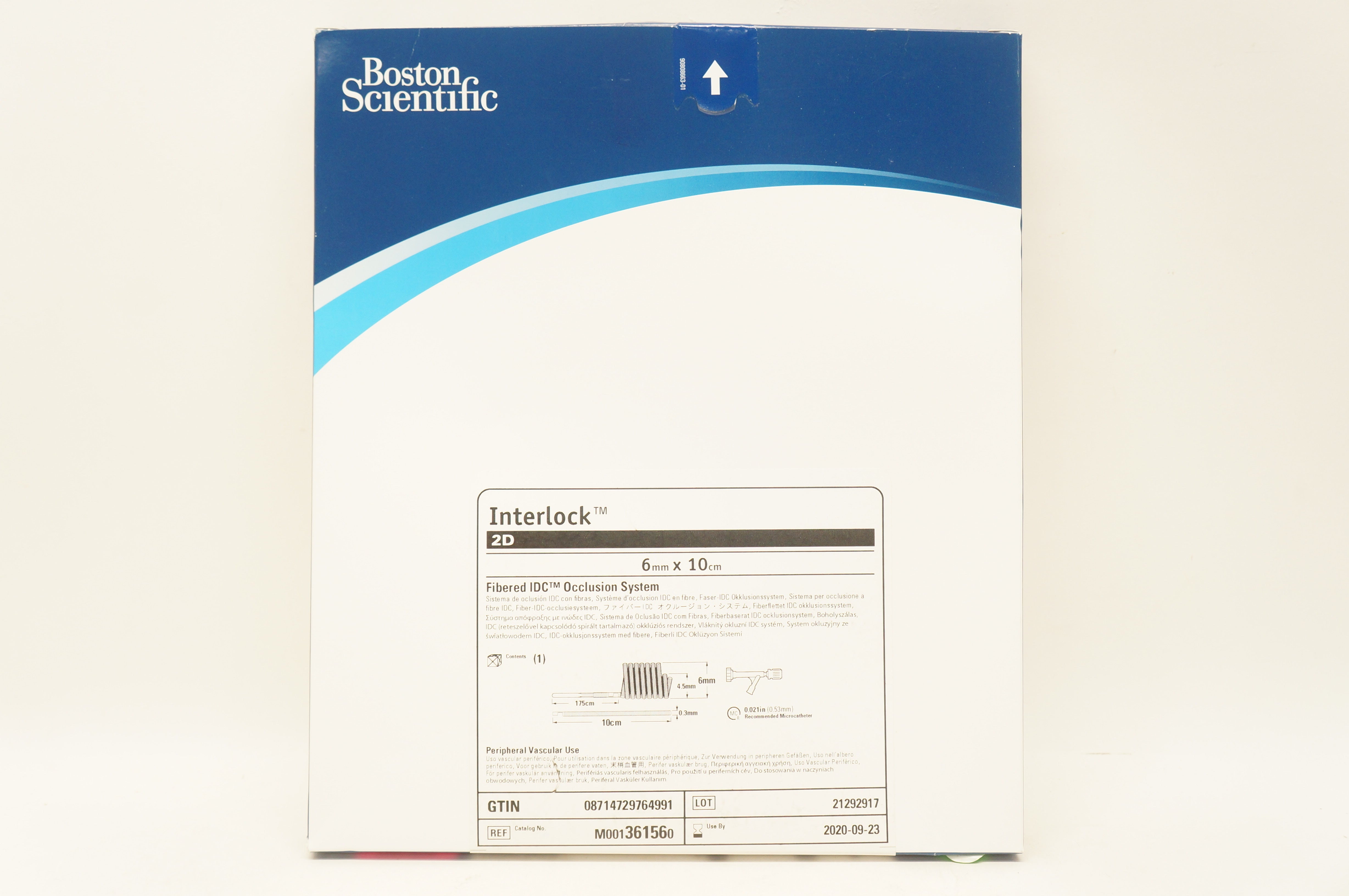 Boston Scientific 36156 Fibered IDC Occlusion System 6mm x 10cm (x)