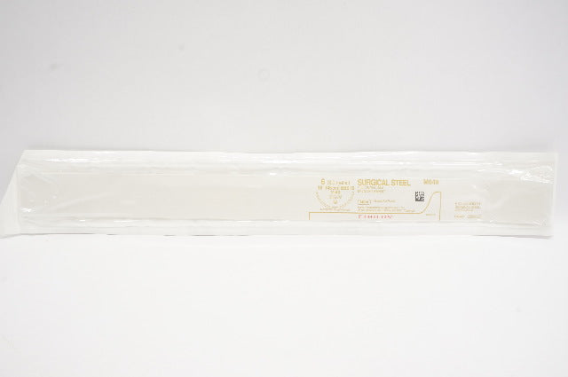 Ethicon M649,  6 Surgical Steel Monofilament, 48mm 1/2c Tapercut, 18inch