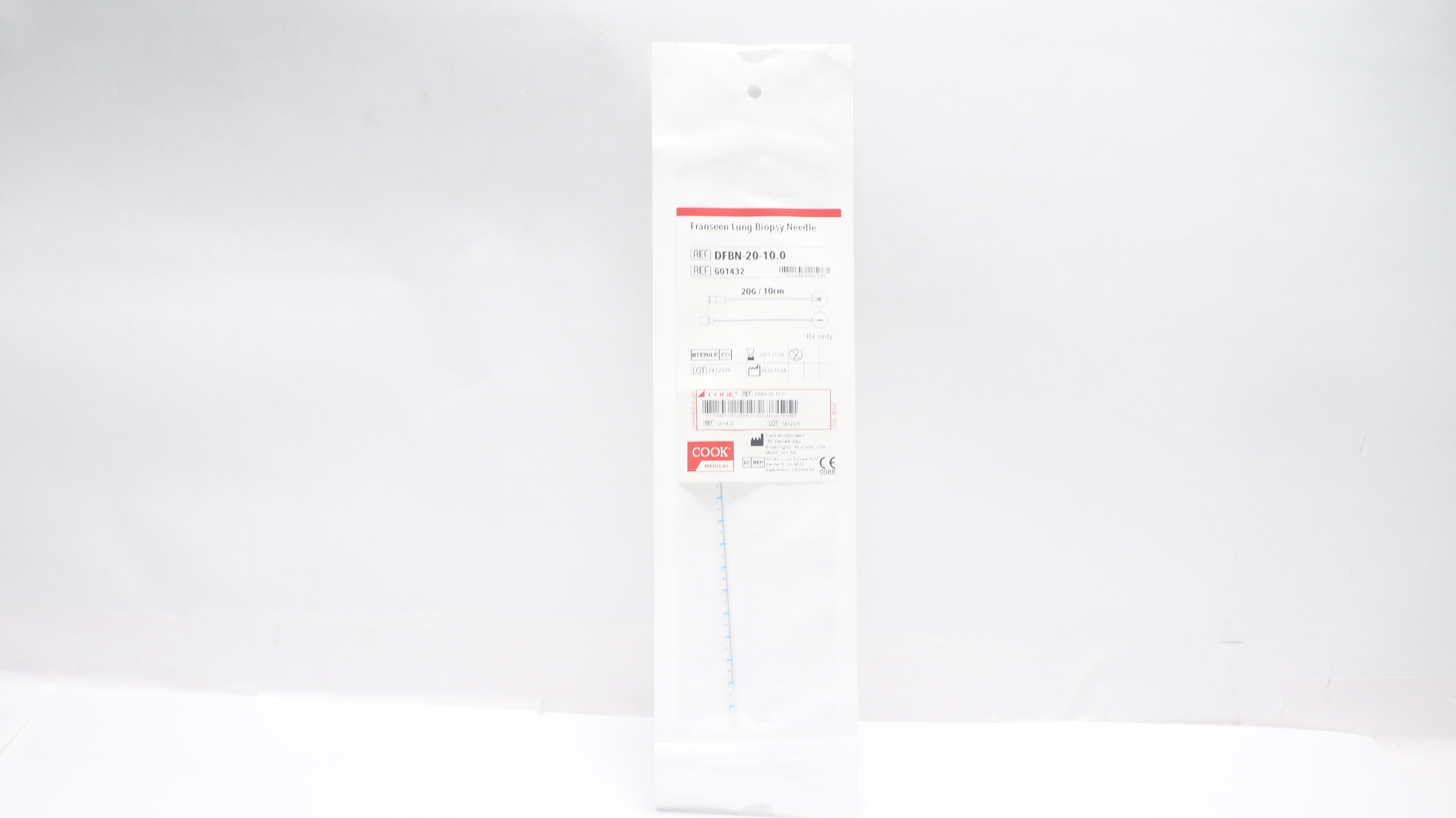 Cook Medical G01432 Franseen Lung Biopsy Ndle. 20G/10cm (x)