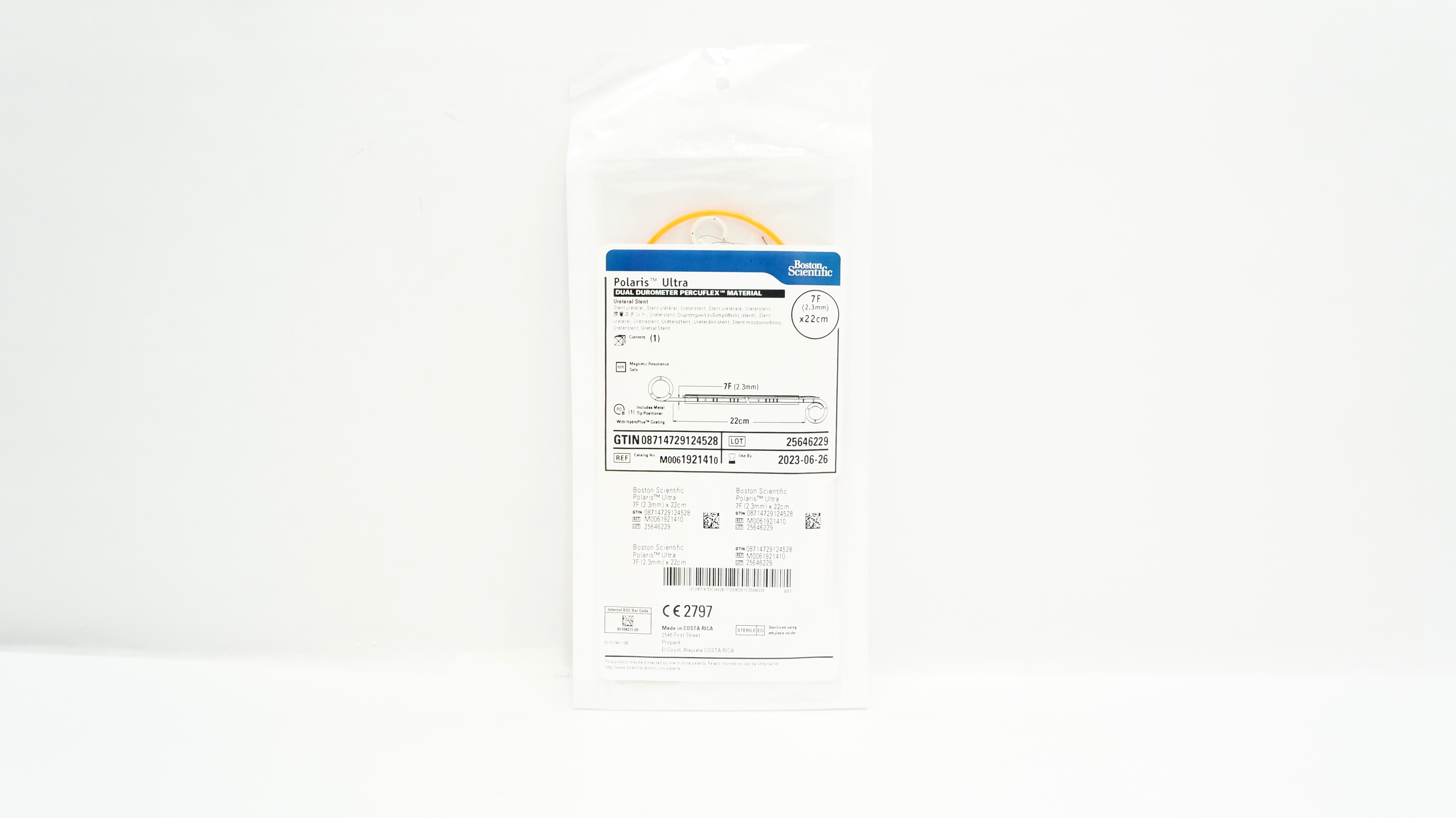 Boston Scientific 192141 Polaris Ultra Ureteral Stnt. 7F x 22cm