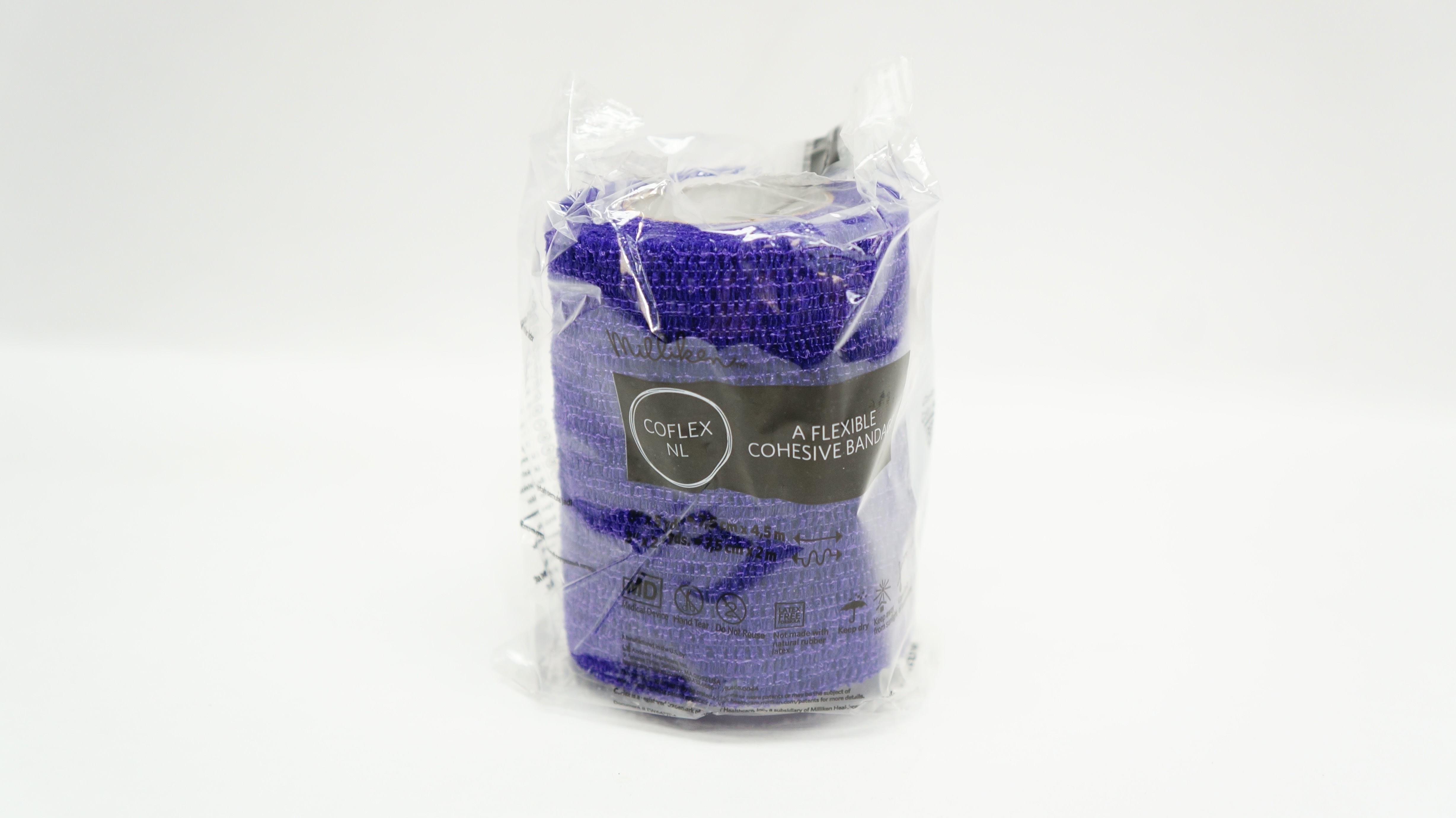 Milliken 5300CP Coflex NL A Flexible Cohesive Band 3Inx5yds,3In x 2.2yds,Purple