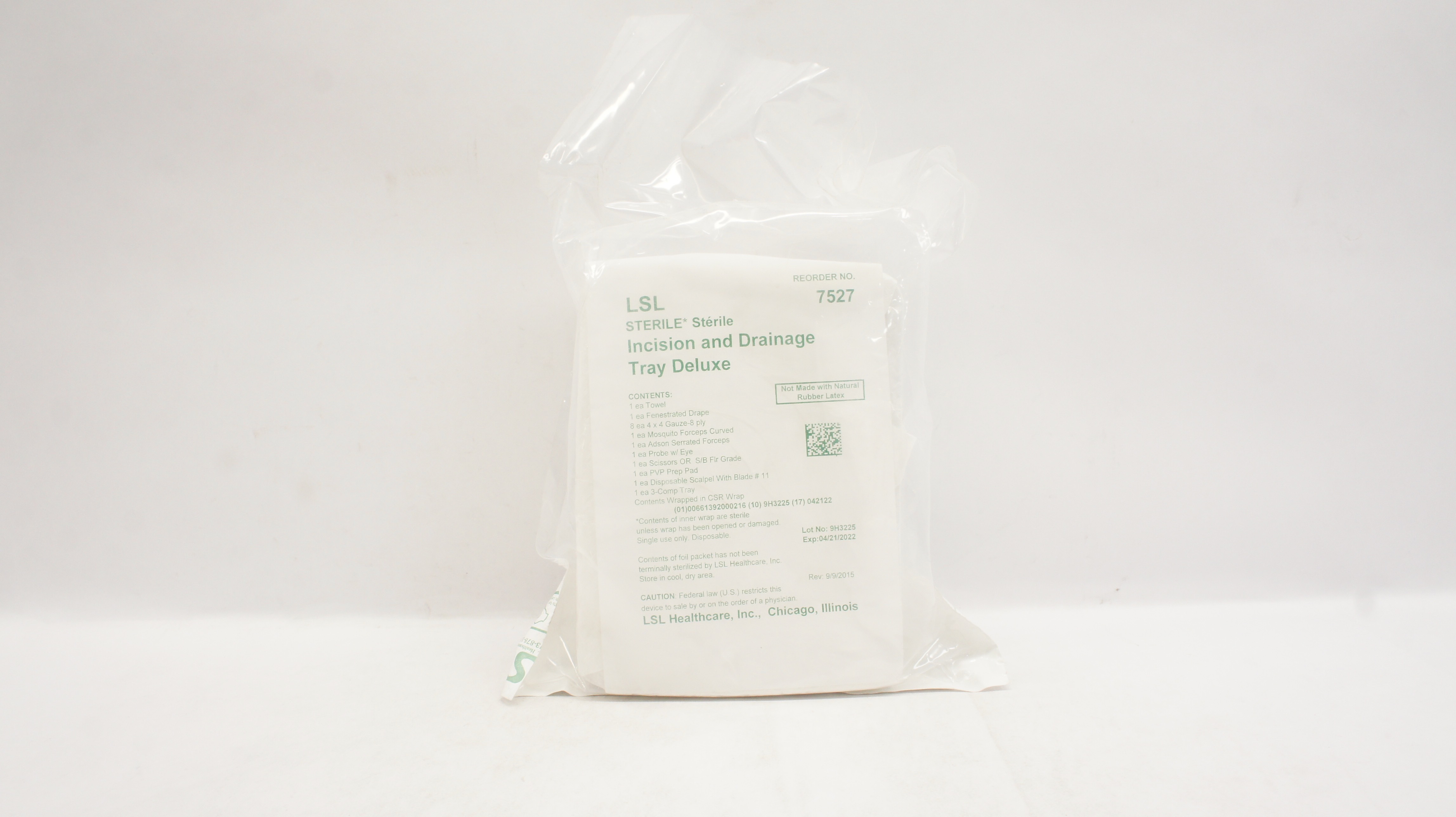 LSL 7527 Incision and Drainage Tray Deluxe (x)