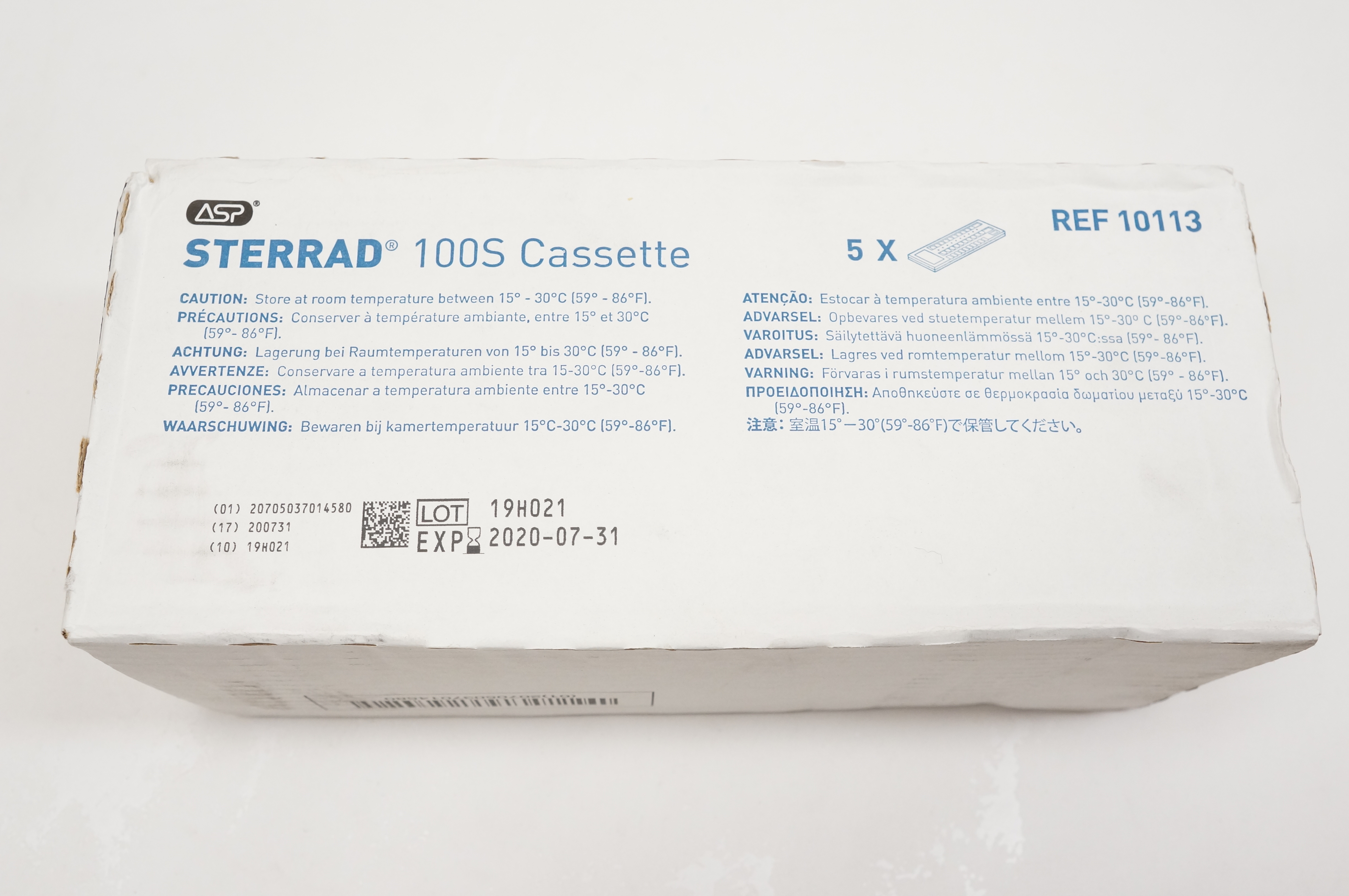 ASP 10113 Sterrad 100S Cassette - Box of 5