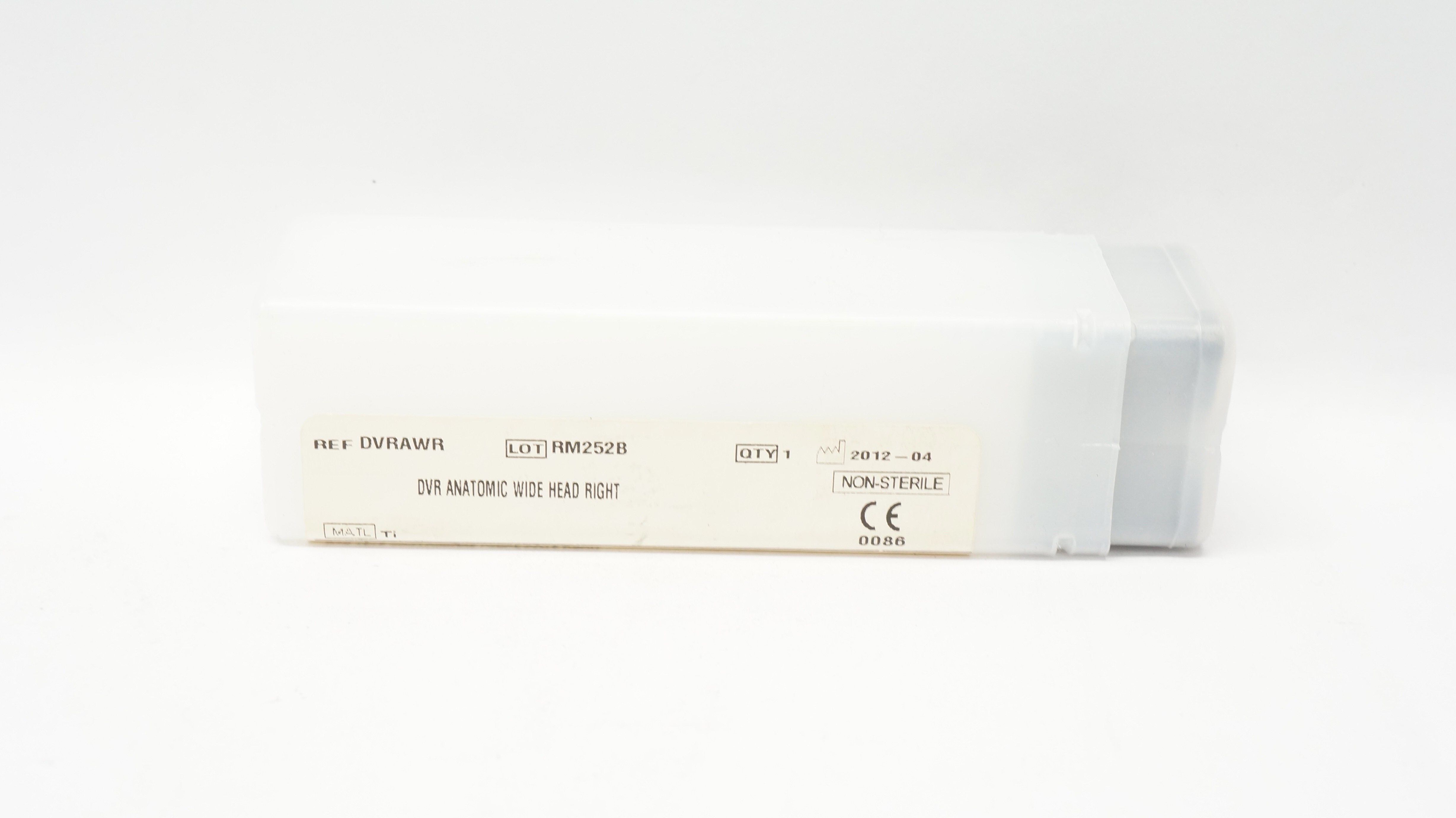 Biomet DVRAWR DVR Anatomic Wide Head Right