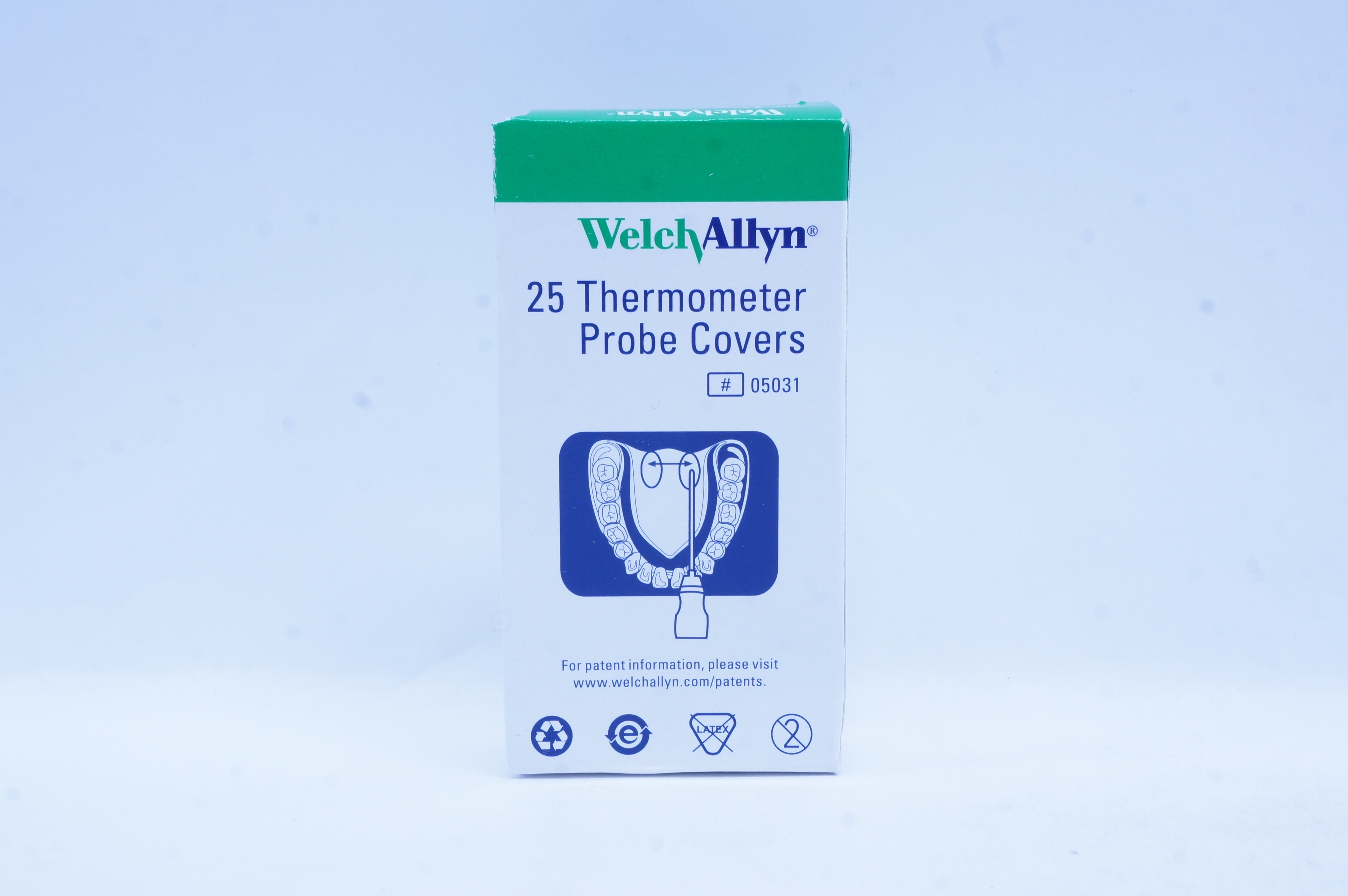 Welch Allyn 05031 Thermometer Probe Covers - Box of 25